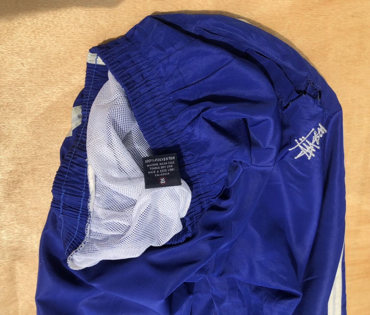 Stussy × Vintage Vintage Stussy Windbreaker Pants Size US 29 - 13 Thumbnail