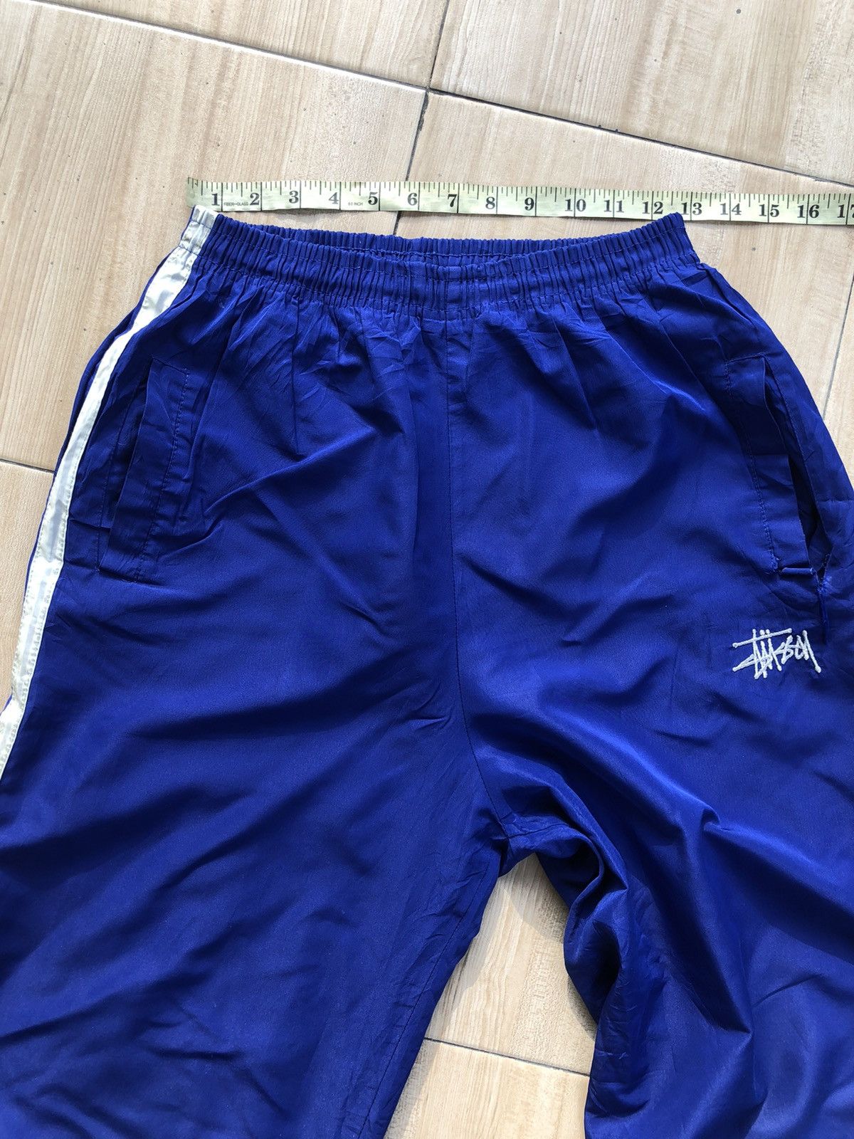 Stussy × Vintage Vintage Stussy Windbreaker Pants Size US 29 - 14 Thumbnail
