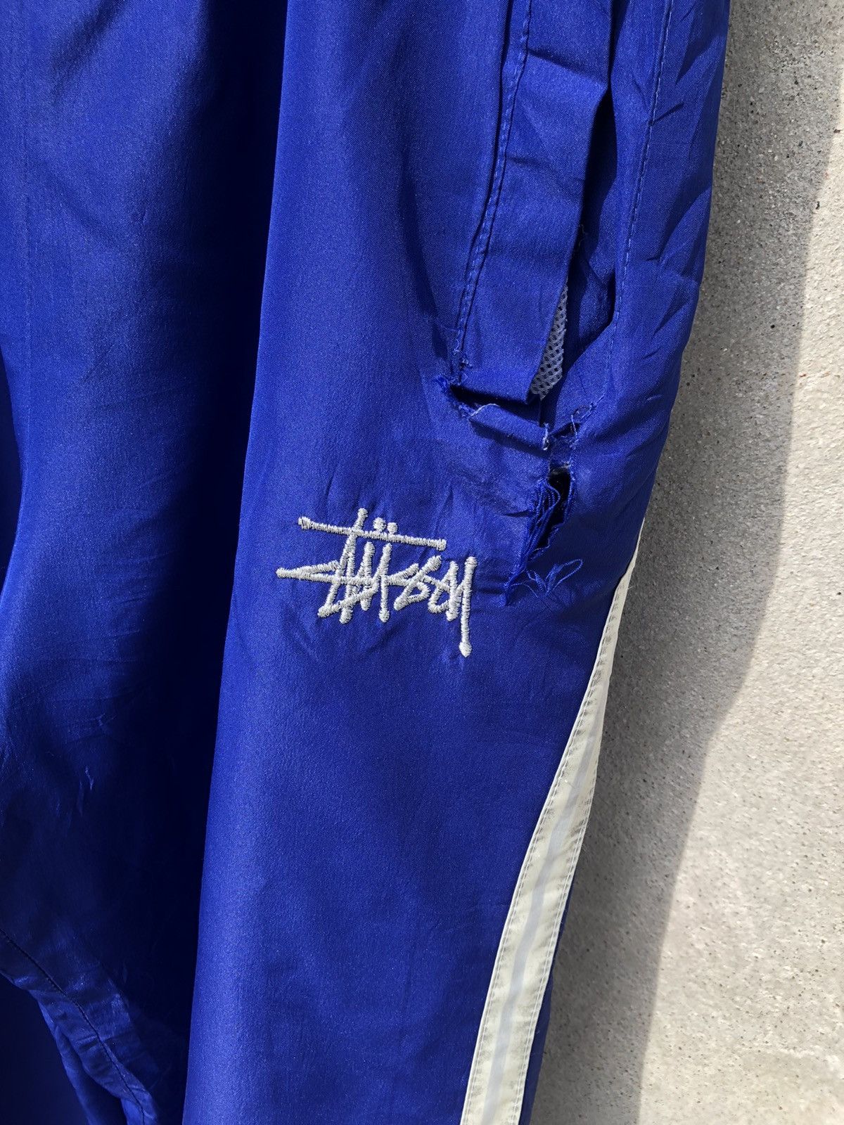 Stussy × Vintage Vintage Stussy Windbreaker Pants Size US 29 - 6 Thumbnail