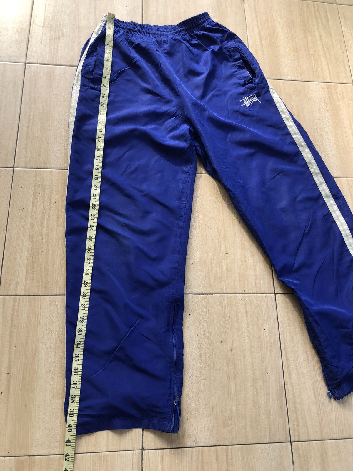 Stussy × Vintage Vintage Stussy Windbreaker Pants Size US 29 - 15 Thumbnail
