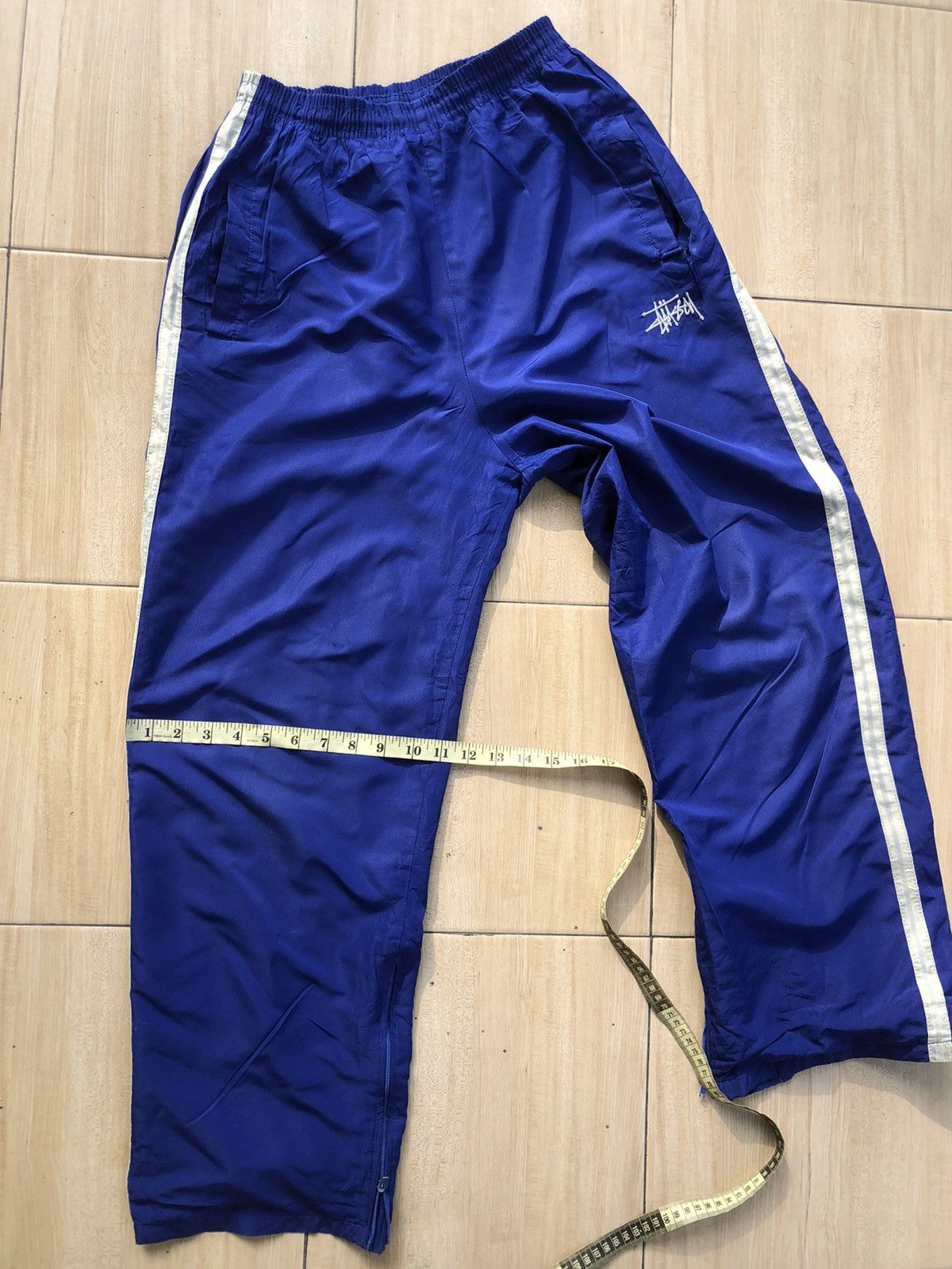 Stussy × Vintage Vintage Stussy Windbreaker Pants Size US 29 - 17 Thumbnail