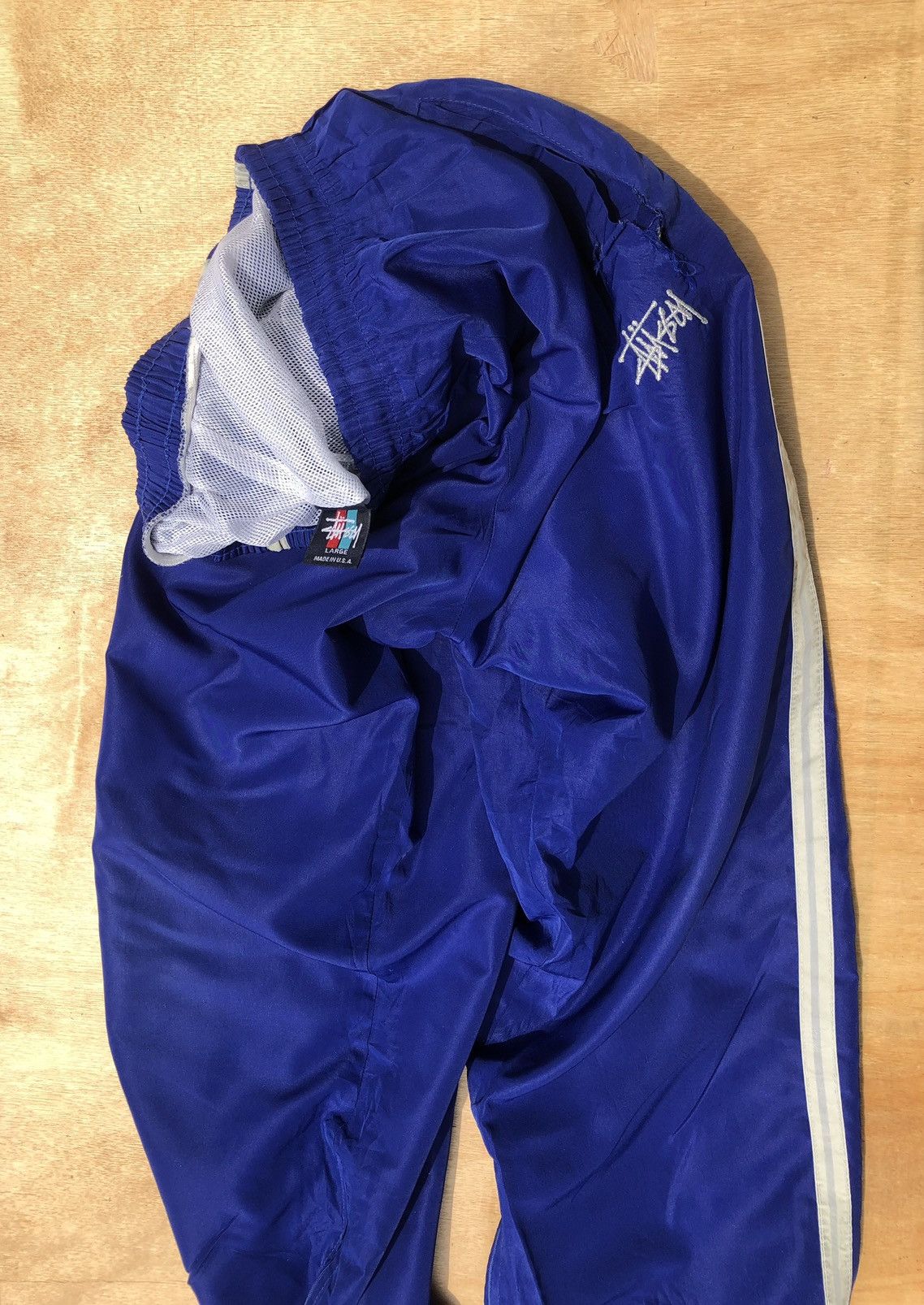 Stussy × Vintage Vintage Stussy Windbreaker Pants Size US 29 - 11 Thumbnail