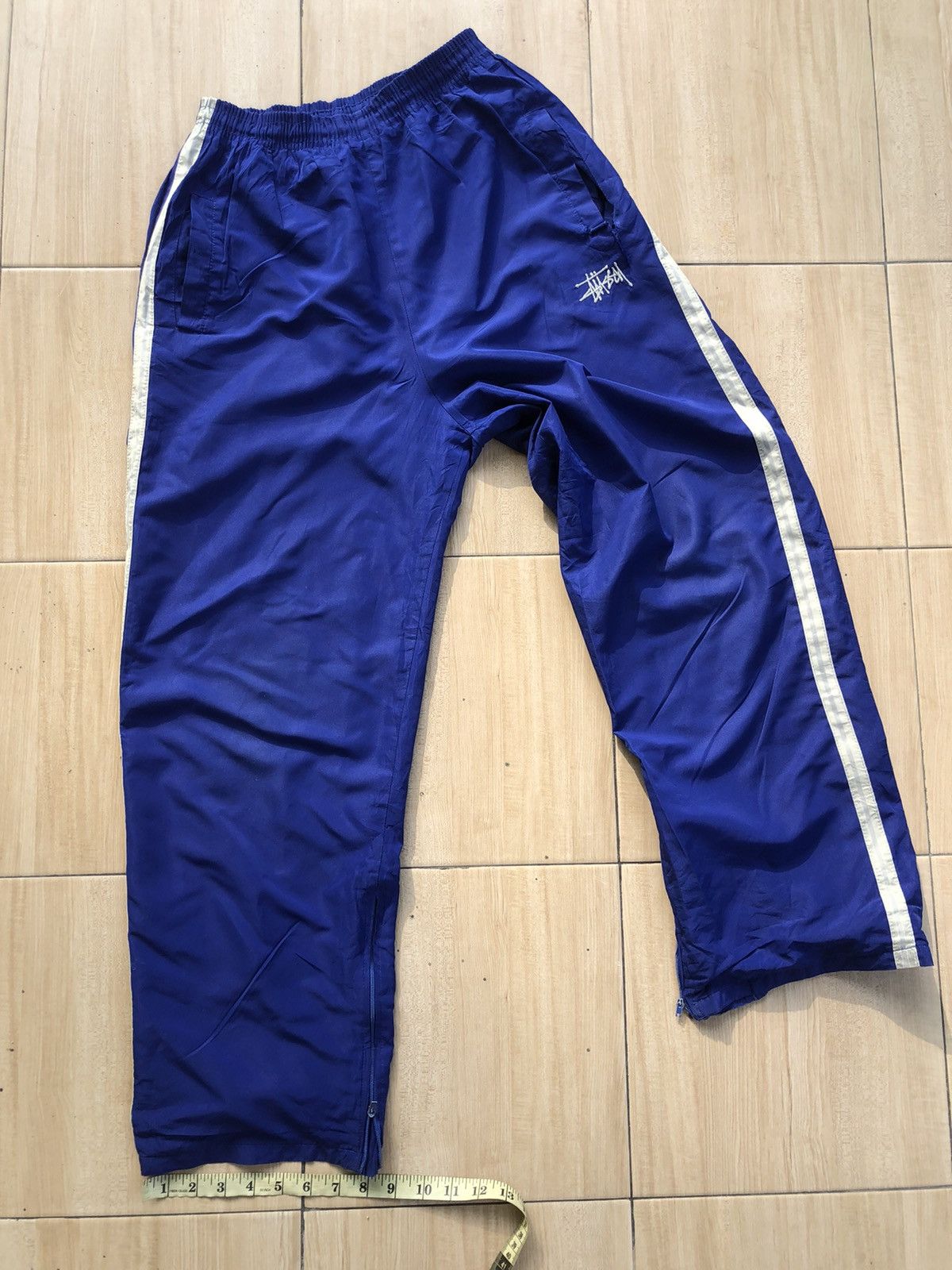 Stussy × Vintage Vintage Stussy Windbreaker Pants Size US 29 - 19 Thumbnail