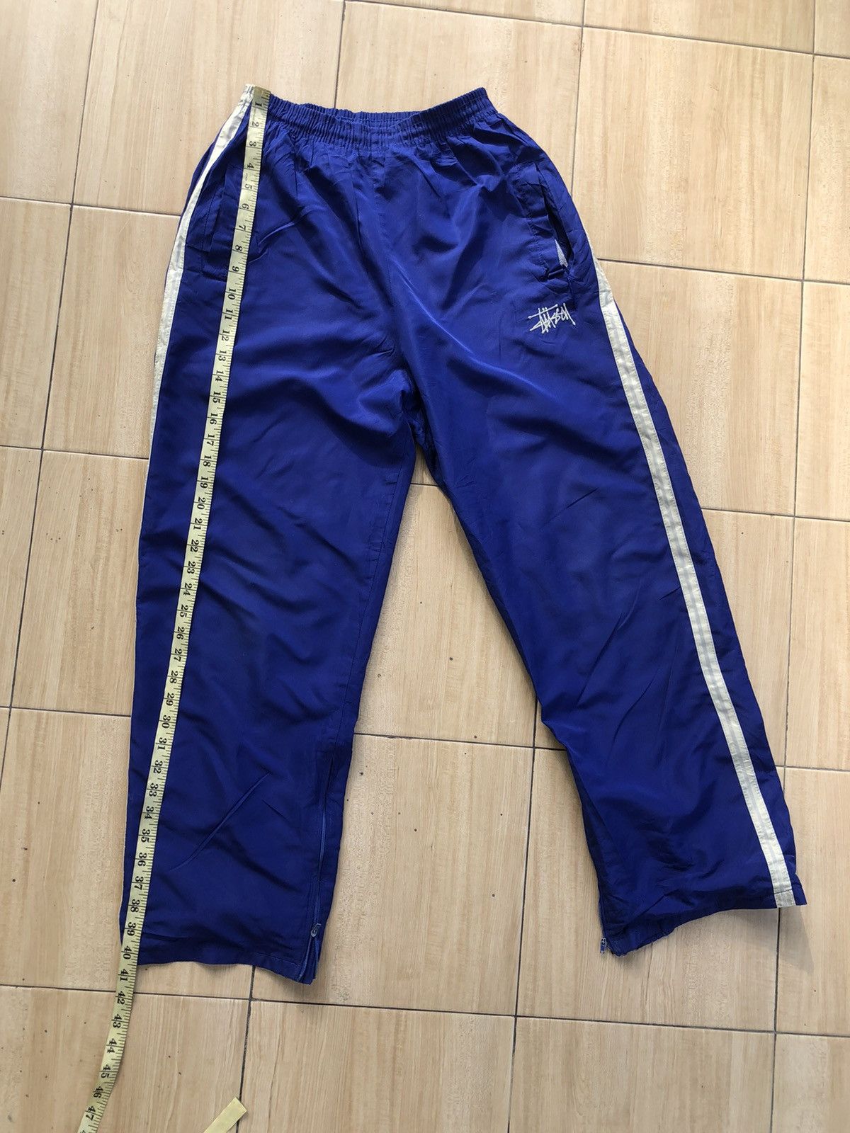 Stussy × Vintage Vintage Stussy Windbreaker Pants Size US 29 - 18 Thumbnail