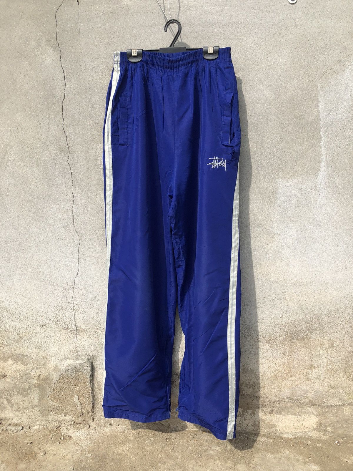 Stussy × Vintage Vintage Stussy Windbreaker Pants Size US 29 - 5 Thumbnail