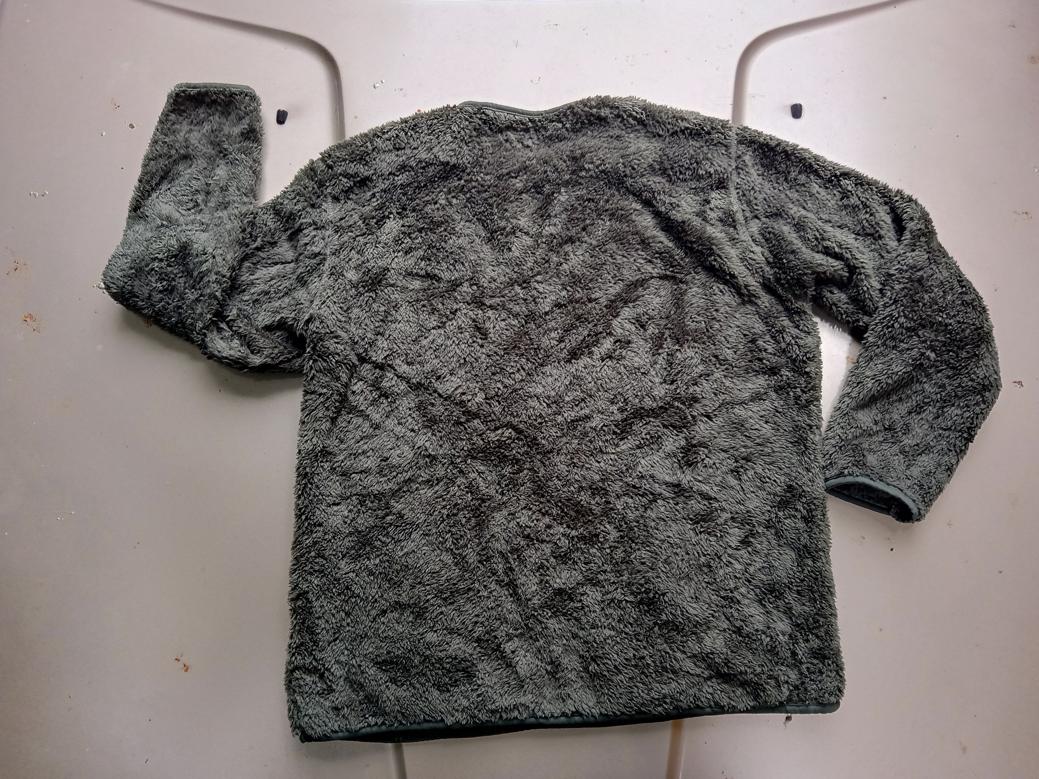 Engineered Garments × Uniqlo Green Army Bulky Fleece Crewneck Size US M / EU 48-50 / 2 - 9 Thumbnail