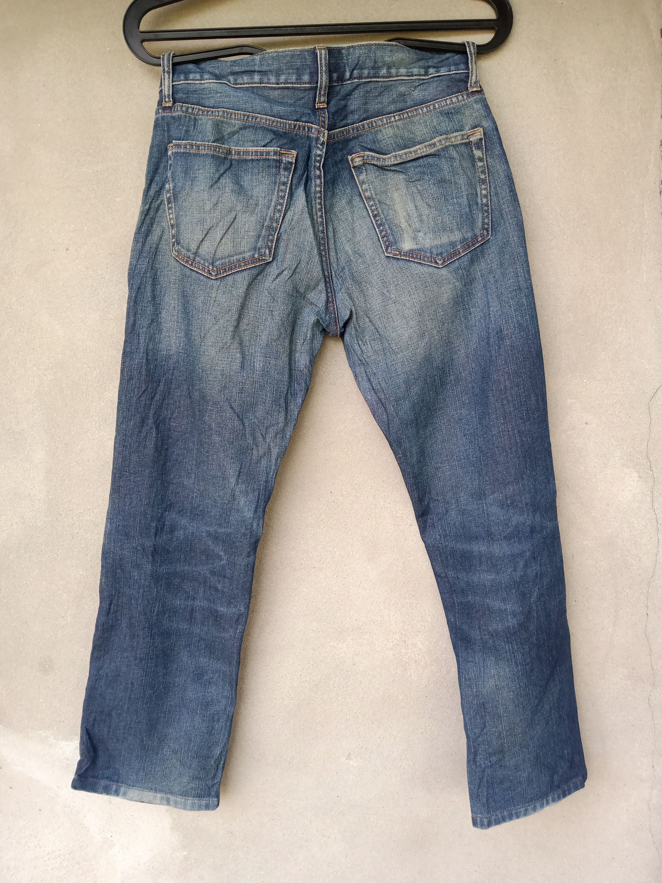 Japanese Brand × Uniqlo Uniqlo jeans patchwork distressed style Size US 30 / EU 46 - 2 Thumbnail