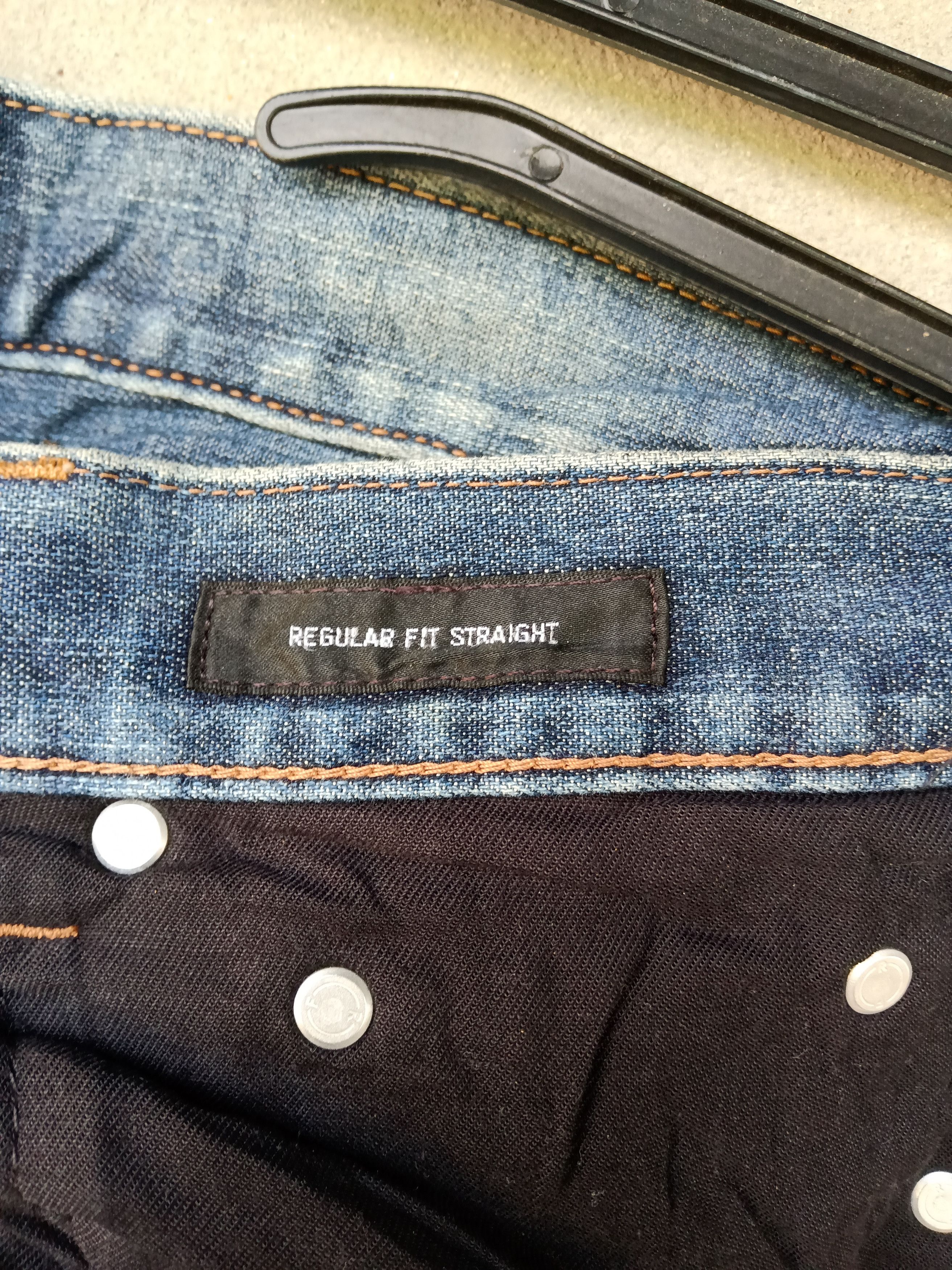 Japanese Brand × Uniqlo Uniqlo jeans patchwork distressed style Size US 30 / EU 46 - 8 Thumbnail