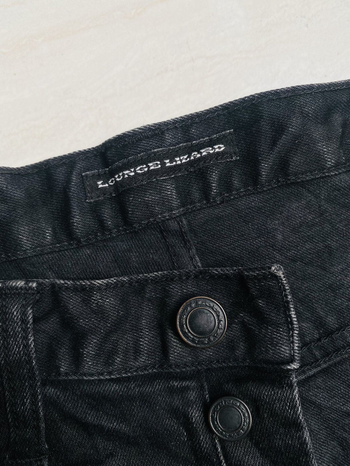 Lounge Lizard LOUNGE LIZARD Black Wash Denim Skinny Jeans Size US 28 / EU 44 - 4 Thumbnail