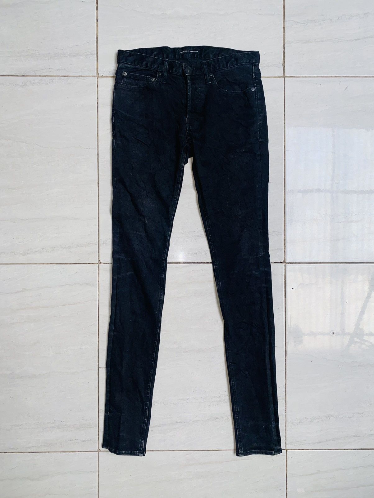パンツ Rare 00s Archive Lizard Skin Black Denim 00s archive y2k grunge damage denim - メルカリ