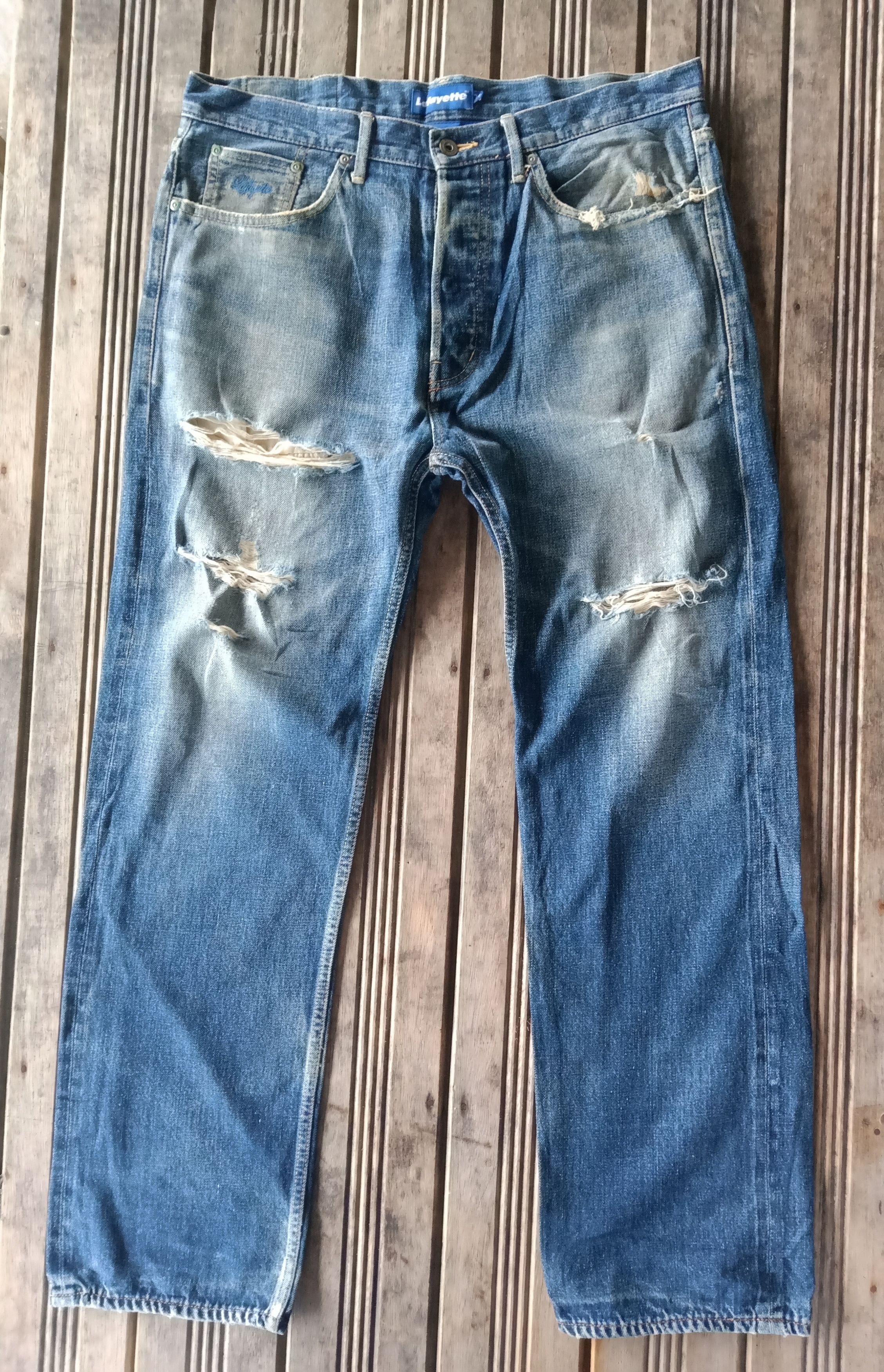 Lafayette 148 × Salvage Standard Basic Salvage Jeans Size US 34 / EU 50 - 3 Thumbnail