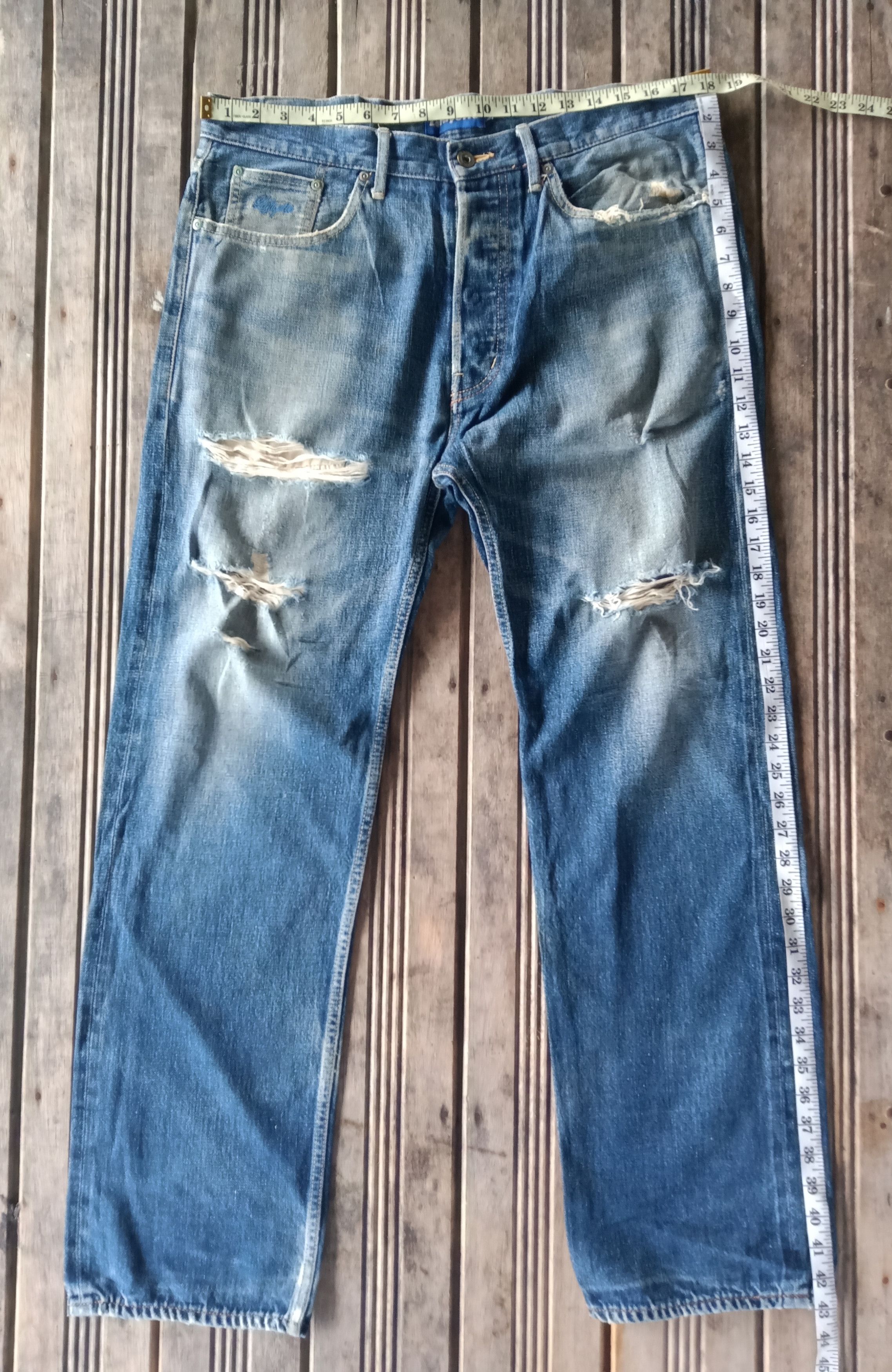 Lafayette 148 × Salvage Standard Basic Salvage Jeans Size US 34 / EU 50 - 4 Thumbnail