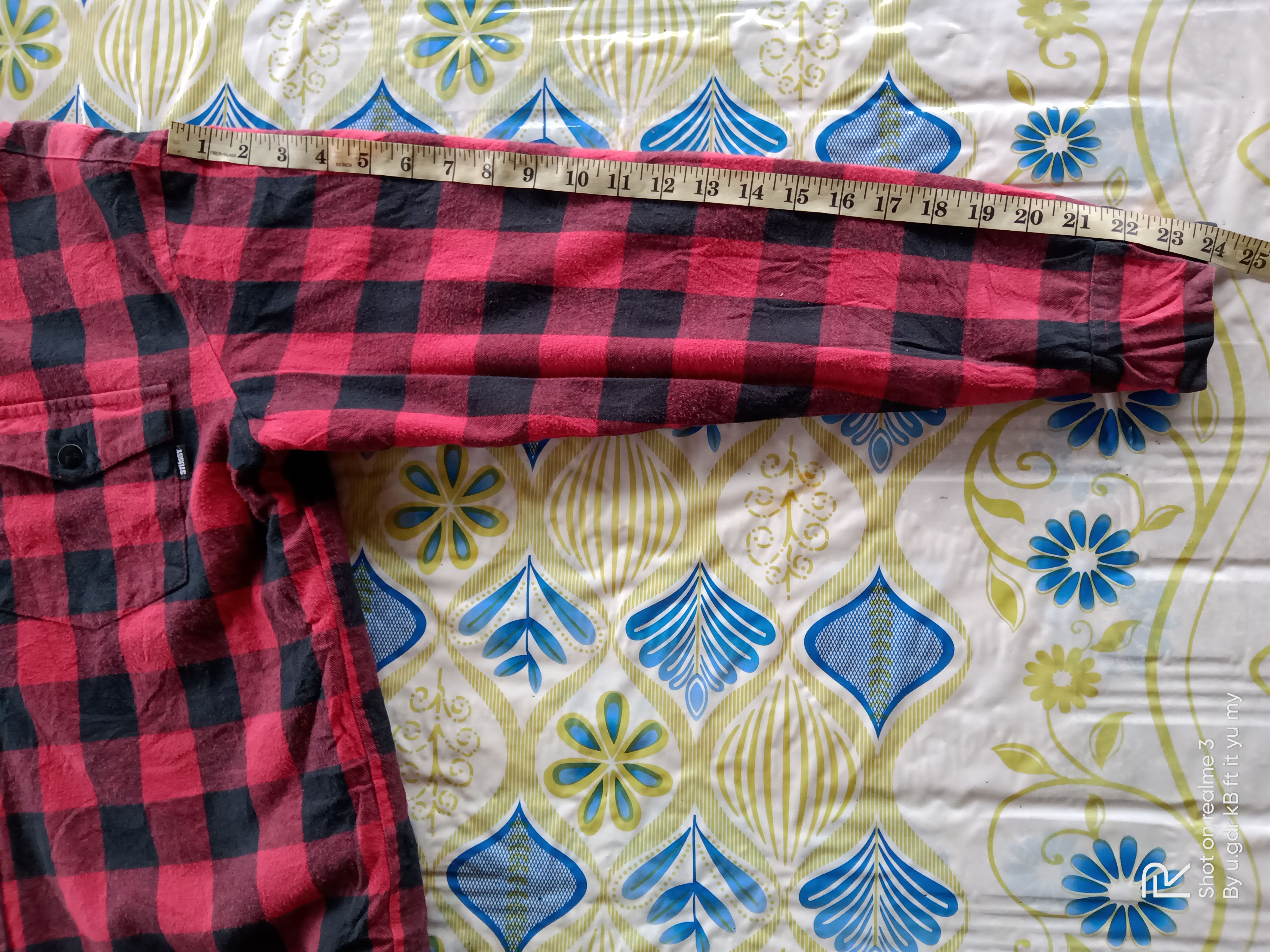 Flannel × Stussy Sweatshirt Stussy Flannel/Checkered Button Up Bulky Fleece Size US S / EU 44-46 / 1 - 8 Thumbnail
