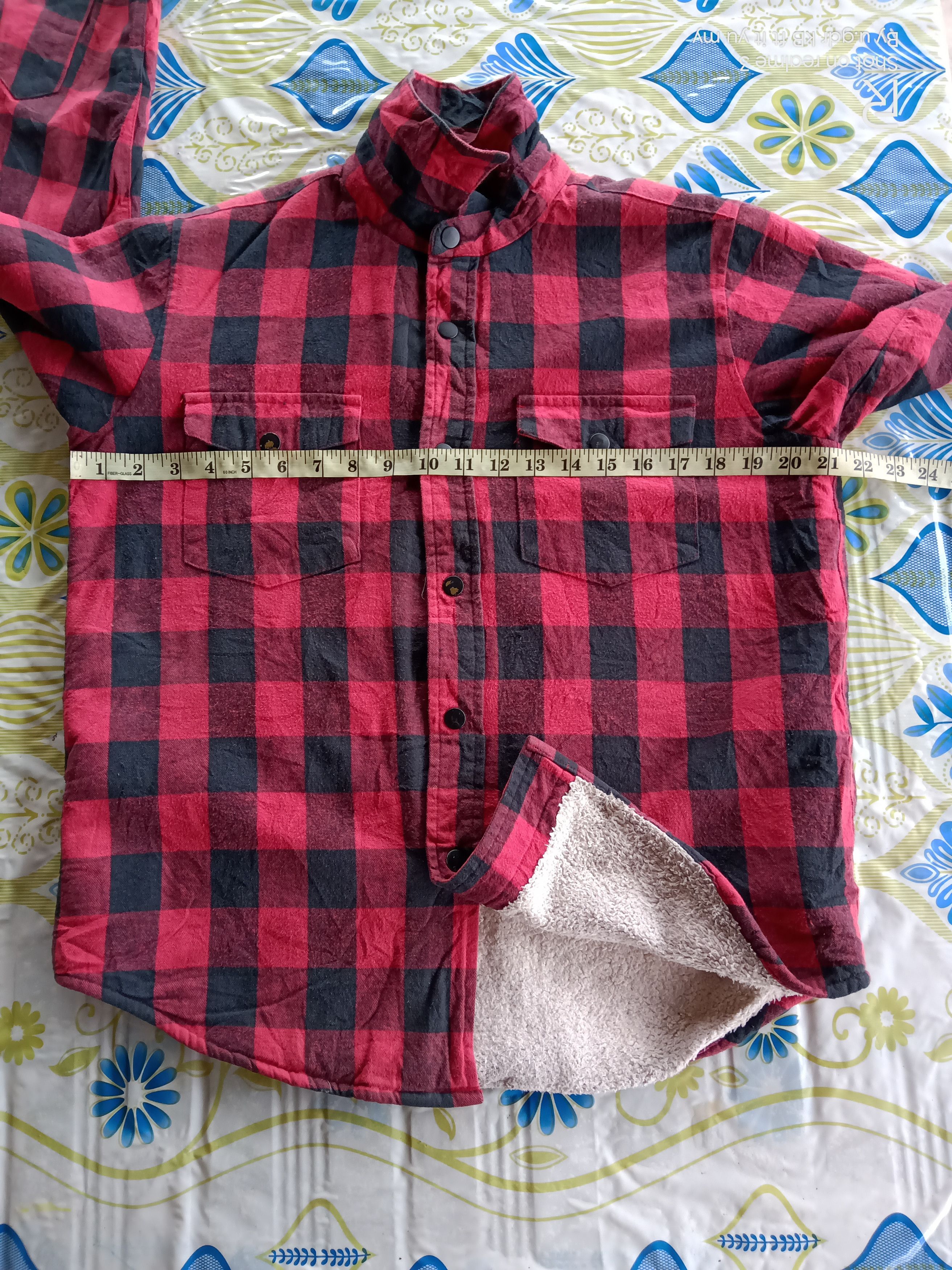 Flannel × Stussy Sweatshirt Stussy Flannel/Checkered Button Up Bulky Fleece Size US S / EU 44-46 / 1 - 5 Thumbnail