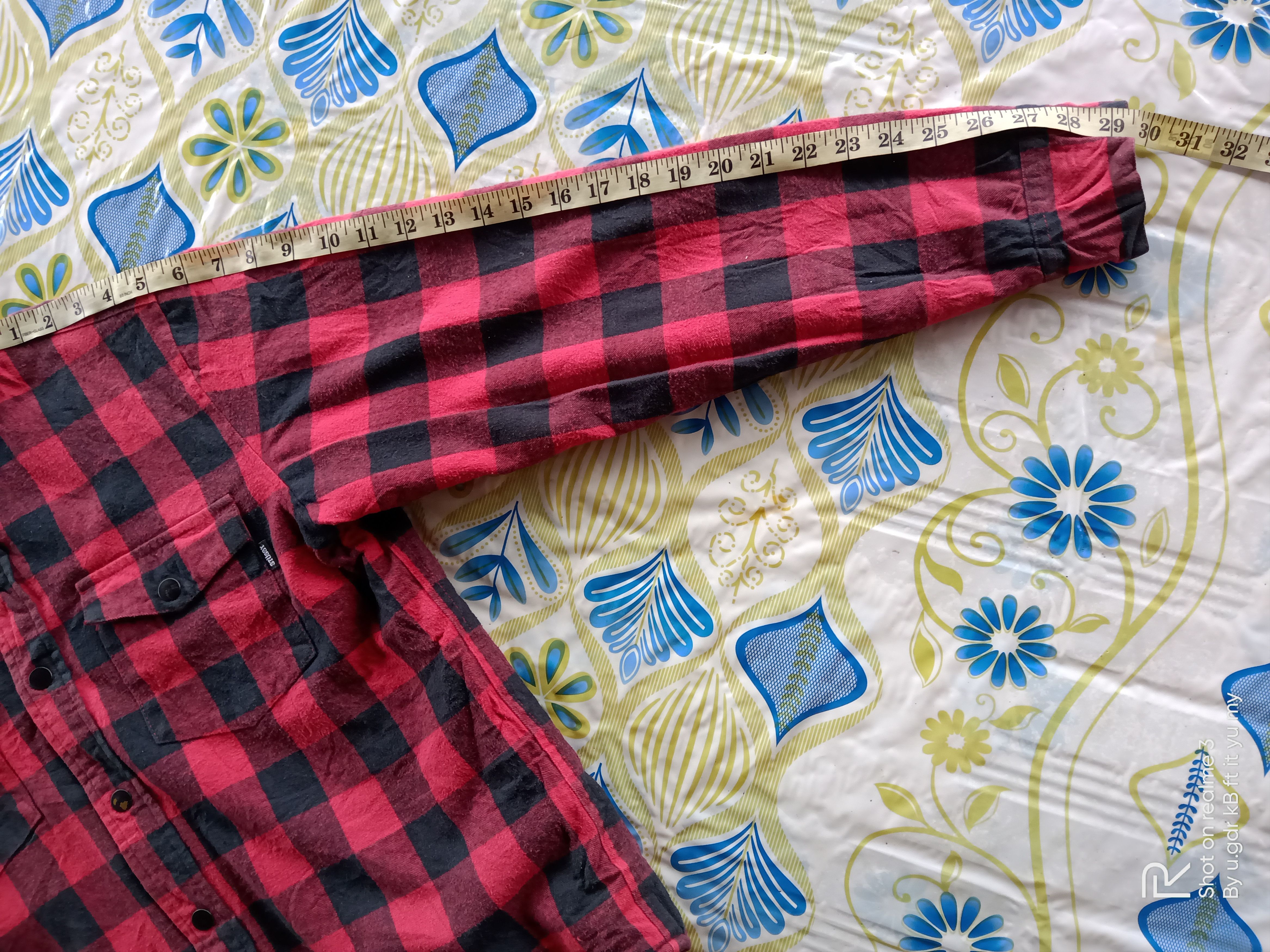 Flannel × Stussy Sweatshirt Stussy Flannel/Checkered Button Up Bulky Fleece Size US S / EU 44-46 / 1 - 7 Thumbnail