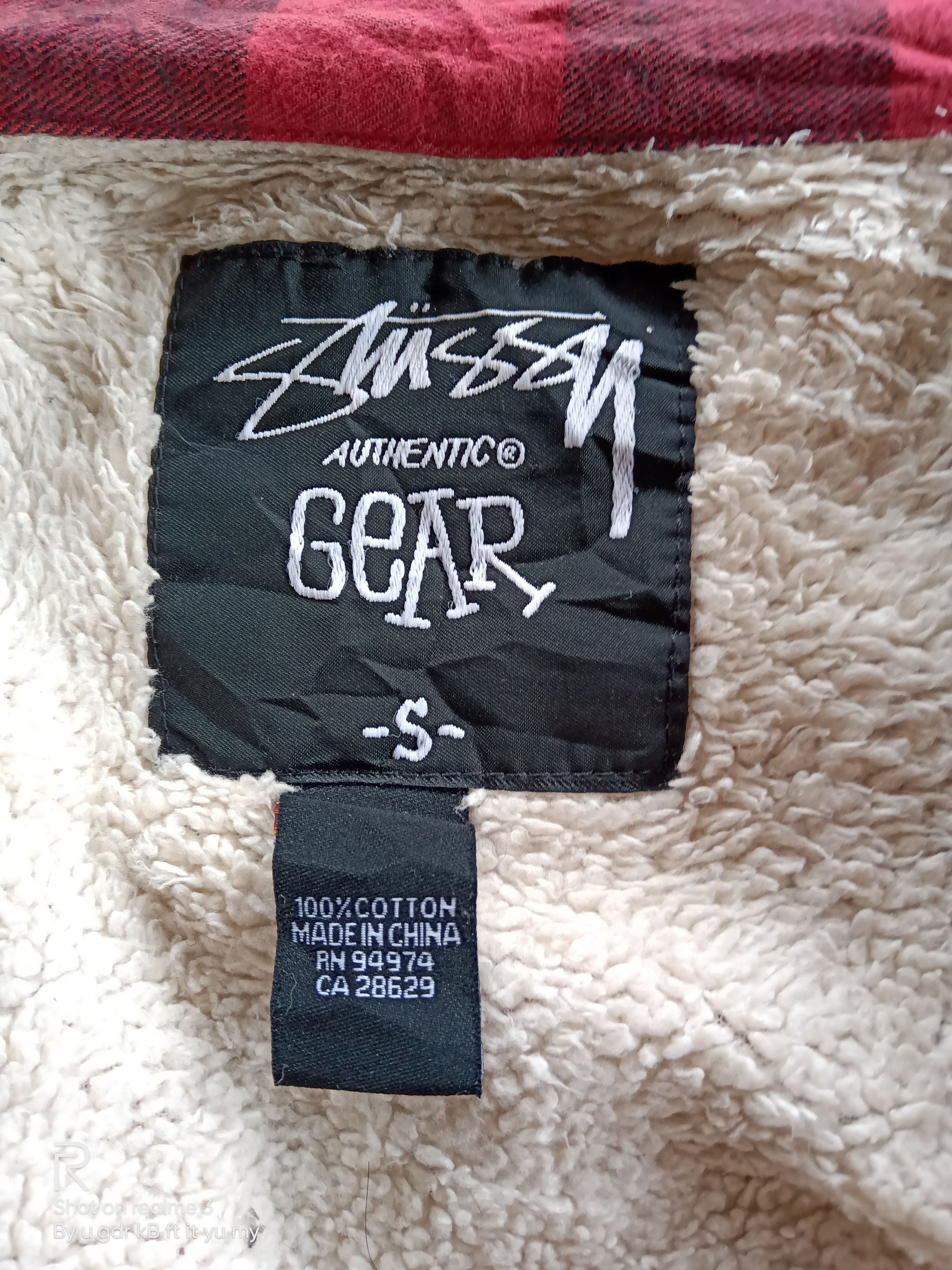 Flannel × Stussy Sweatshirt Stussy Flannel/Checkered Button Up Bulky Fleece Size US S / EU 44-46 / 1 - 4 Thumbnail