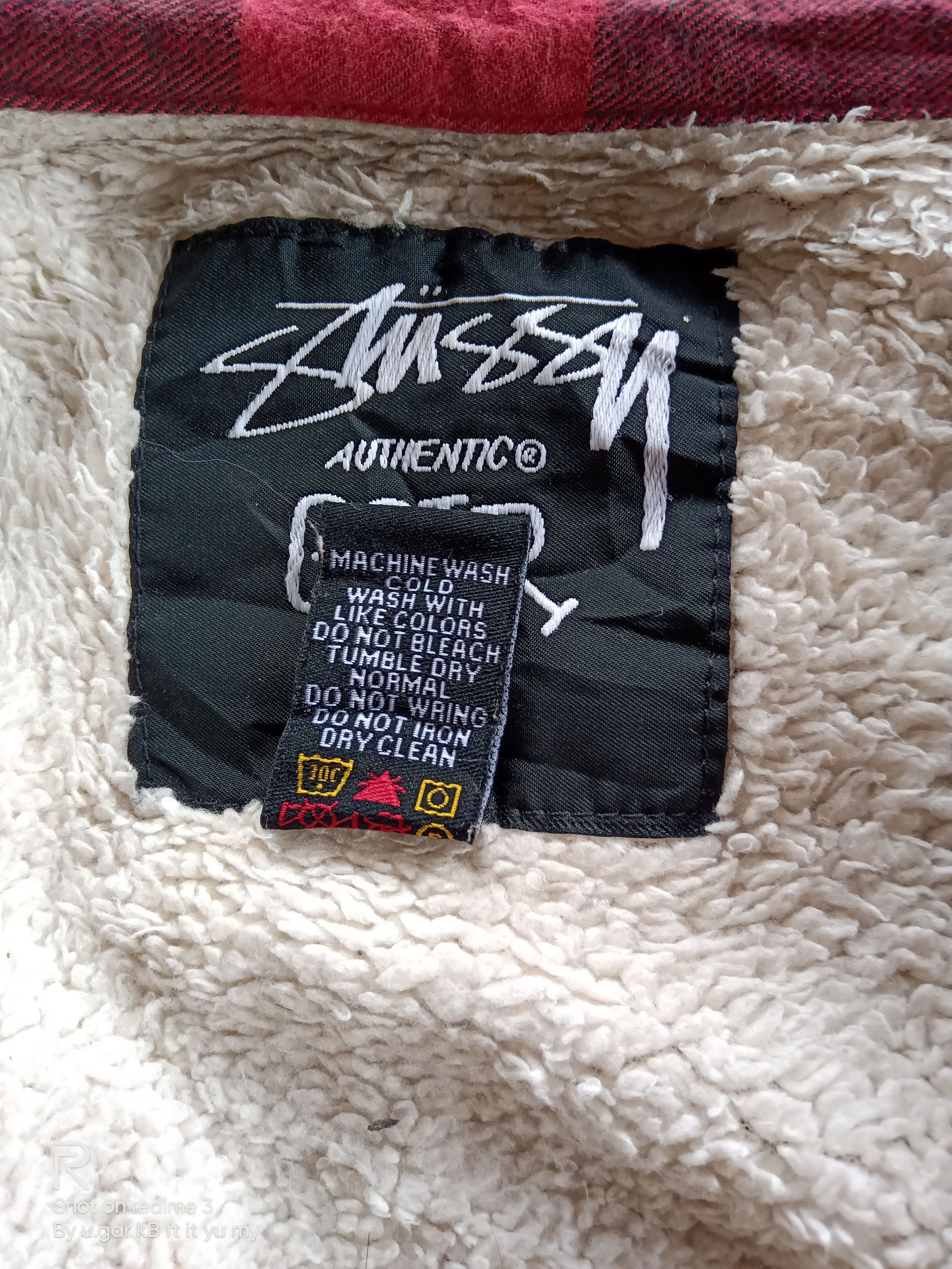 Flannel × Stussy Sweatshirt Stussy Flannel/Checkered Button Up Bulky Fleece Size US S / EU 44-46 / 1 - 13 Thumbnail