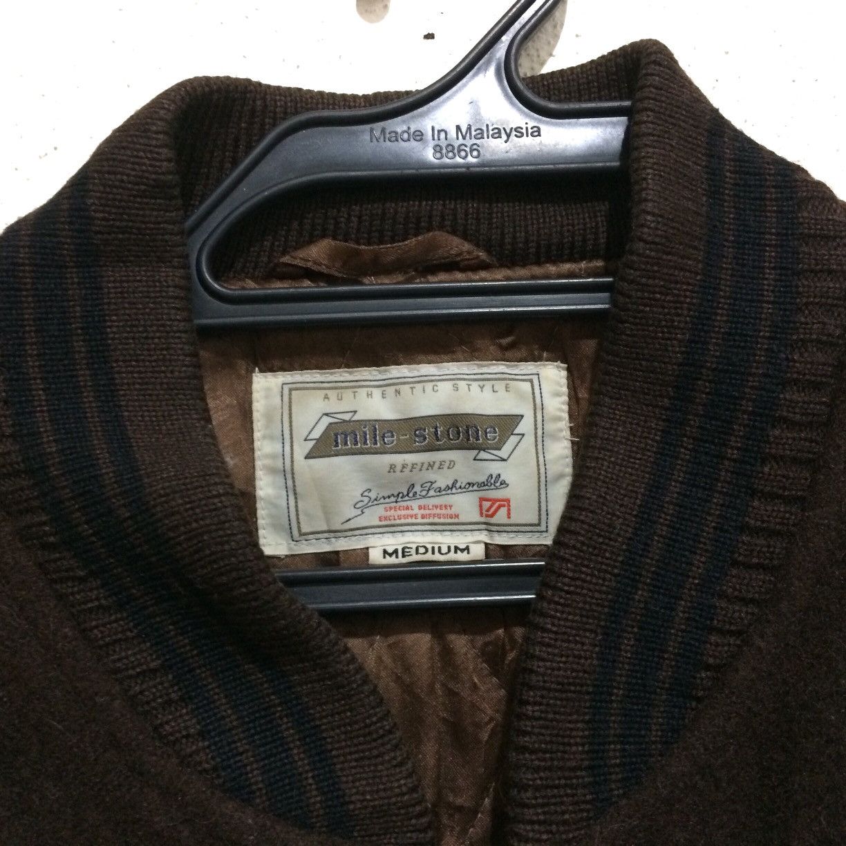 Milestone Mile-Stone Jeff Hamilton Wool Leather Varsity Bomber Jacket Size US M / EU 48-50 / 2 - 8 Thumbnail