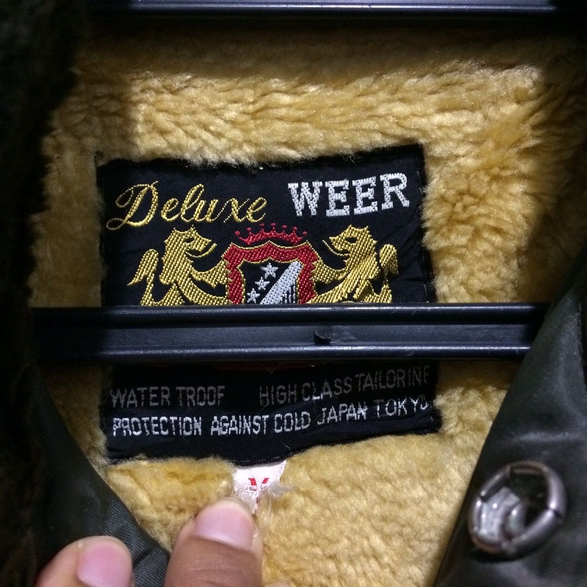 DELUXE × Vintage Vintage Bomber Puffer DELUXE WEER Production Wool Jacket Size US M / EU 48-50 / 2 - 3 Thumbnail