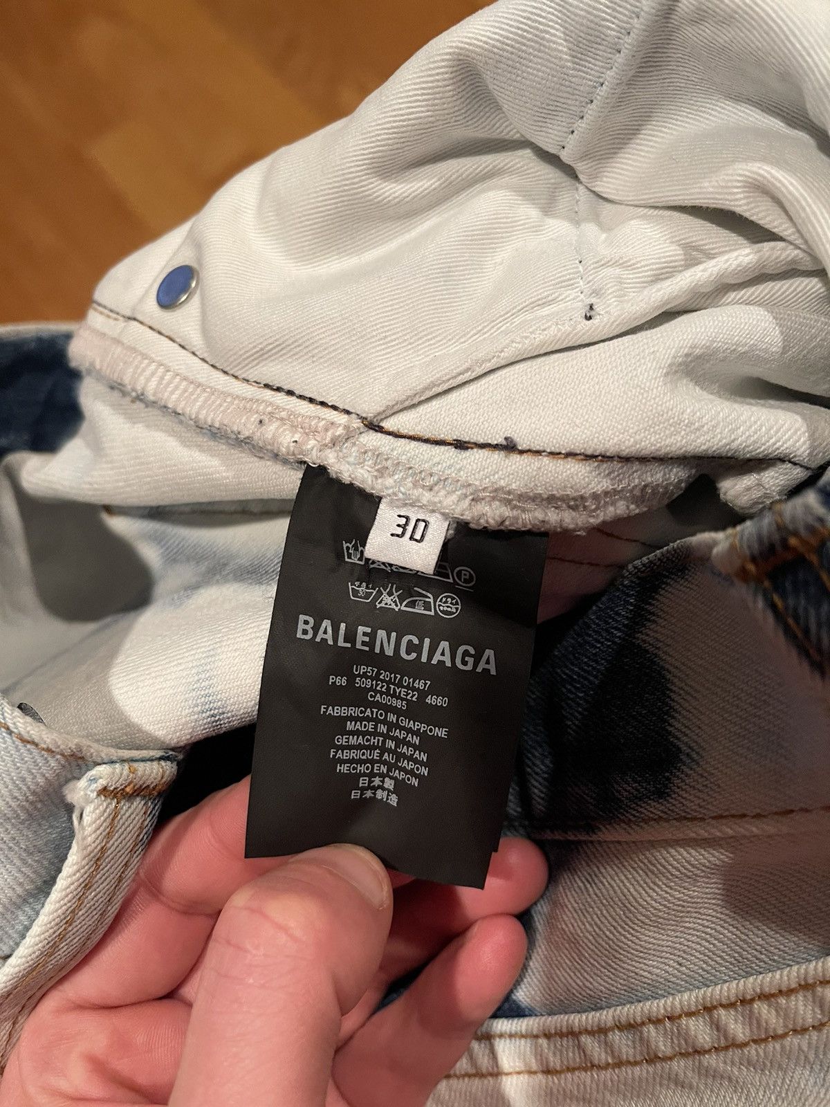 Balenciaga Balenciaga Bleached Denim Size US 30 / EU 46 - 5 Thumbnail
