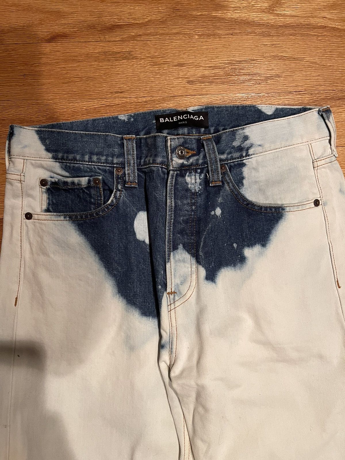 Balenciaga Balenciaga Bleached Denim Size US 30 / EU 46 - 2 Thumbnail