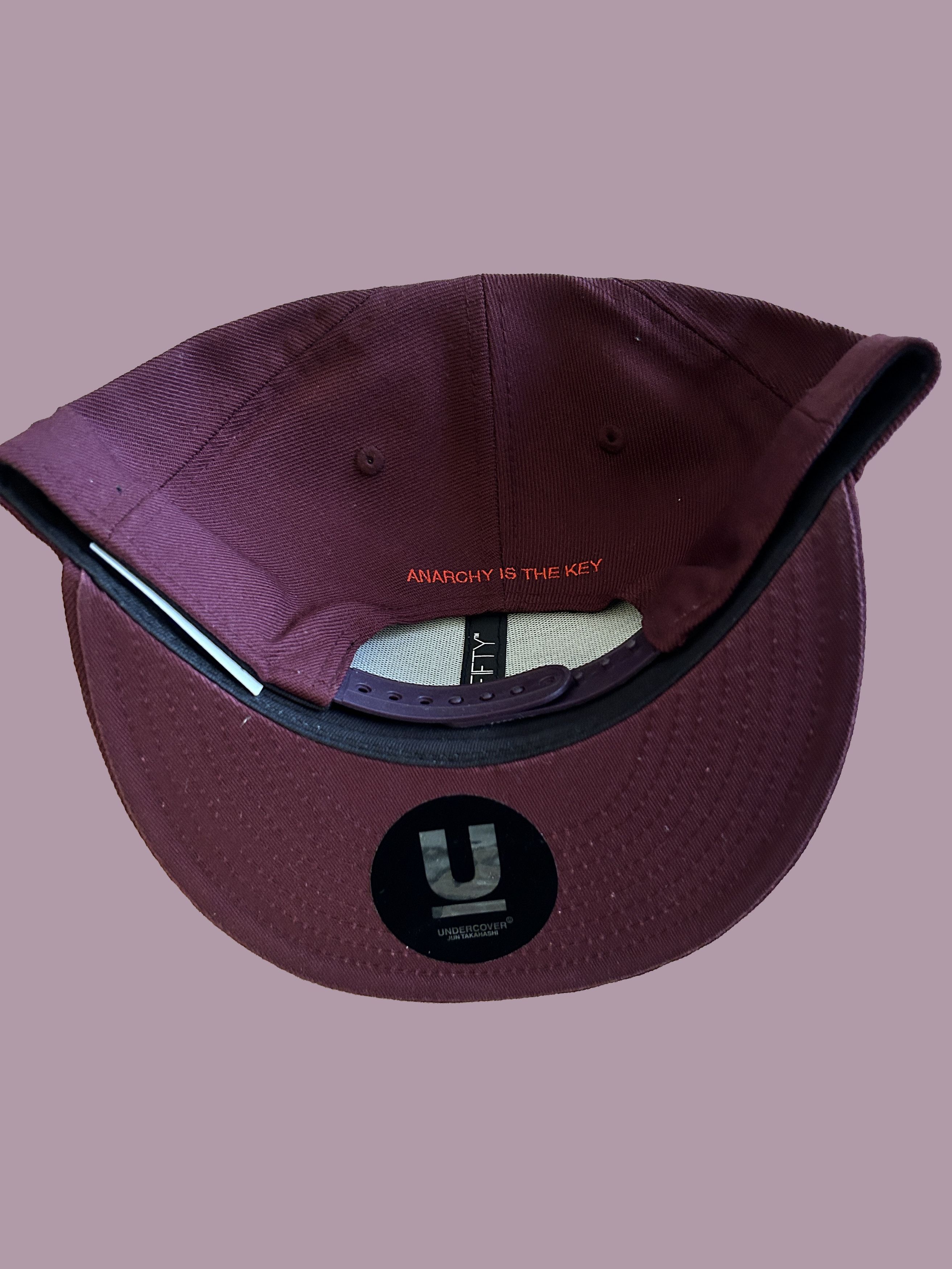 Undercover Cap fitted New era maroon rose Size ONE SIZE - 3 Thumbnail