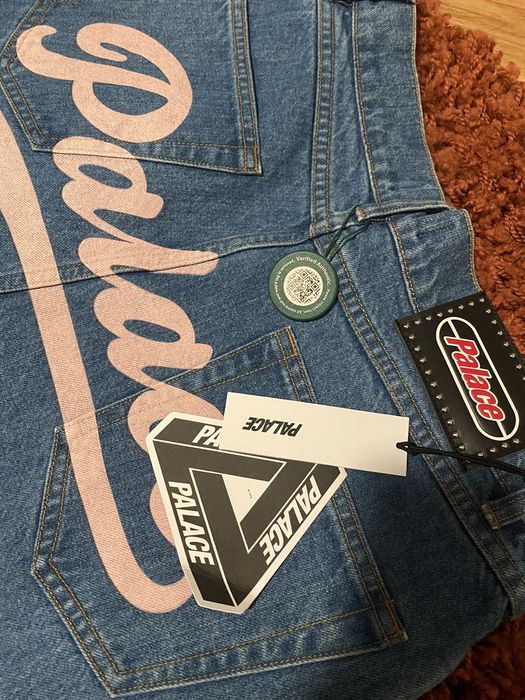 Palace Palace chain script jeans | Grailed