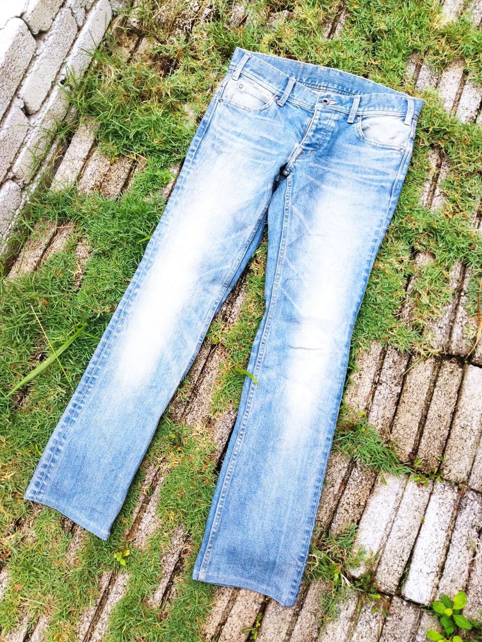 5351 POUR LES HOMMES Vintage 5351 Pour Les Hommes Japan Distressed Jeans Size US 32 / EU 48 - 1 Thumbnail