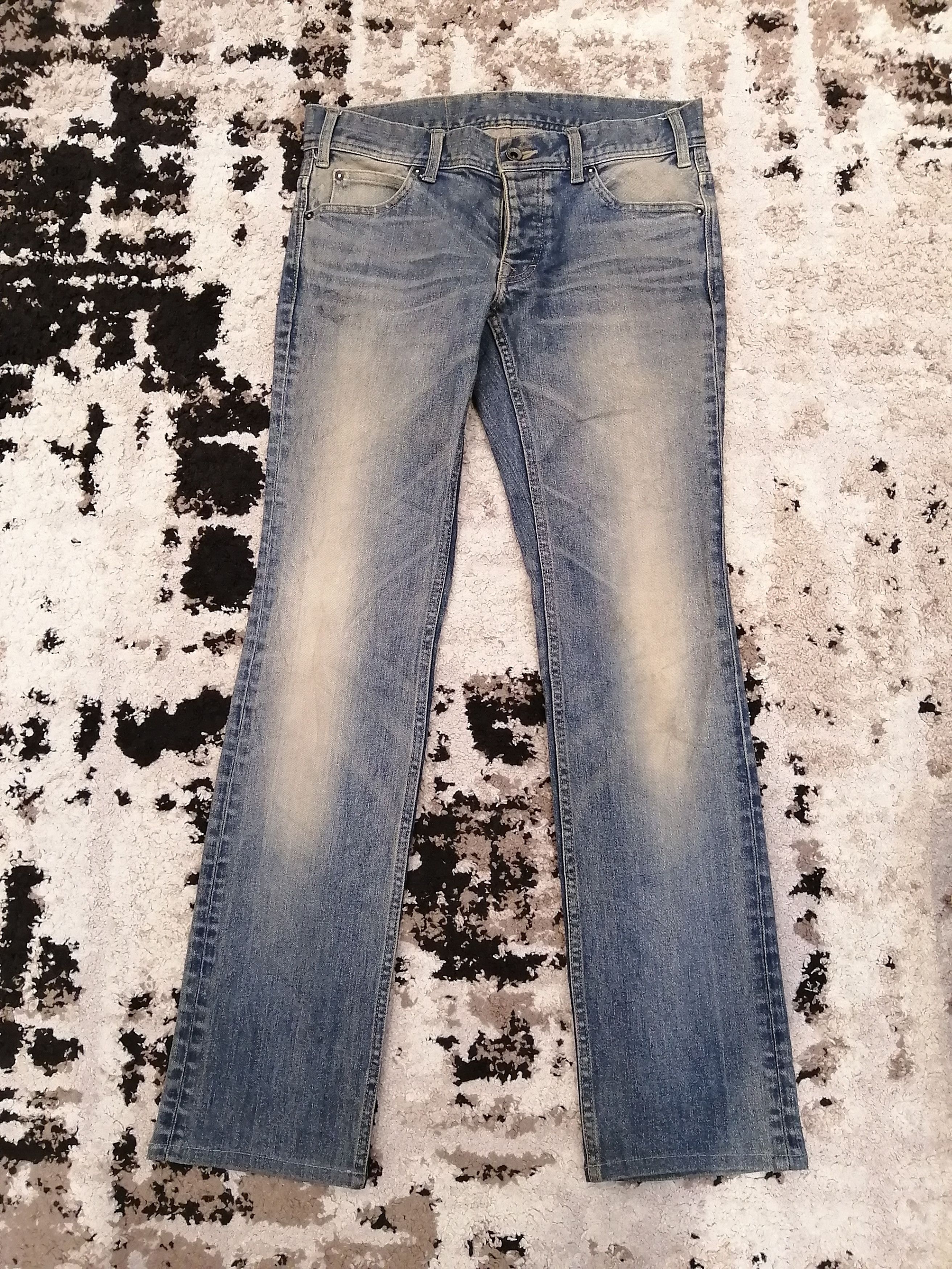 5351 POUR LES HOMMES Vintage 5351 Pour Les Hommes Japan Distressed Jeans Size US 32 / EU 48 - 17 Thumbnail