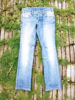 5351 POUR LES HOMMES Vintage 5351 Pour Les Hommes Japan Distressed Jeans Size US 32 / EU 48 - 19 Thumbnail