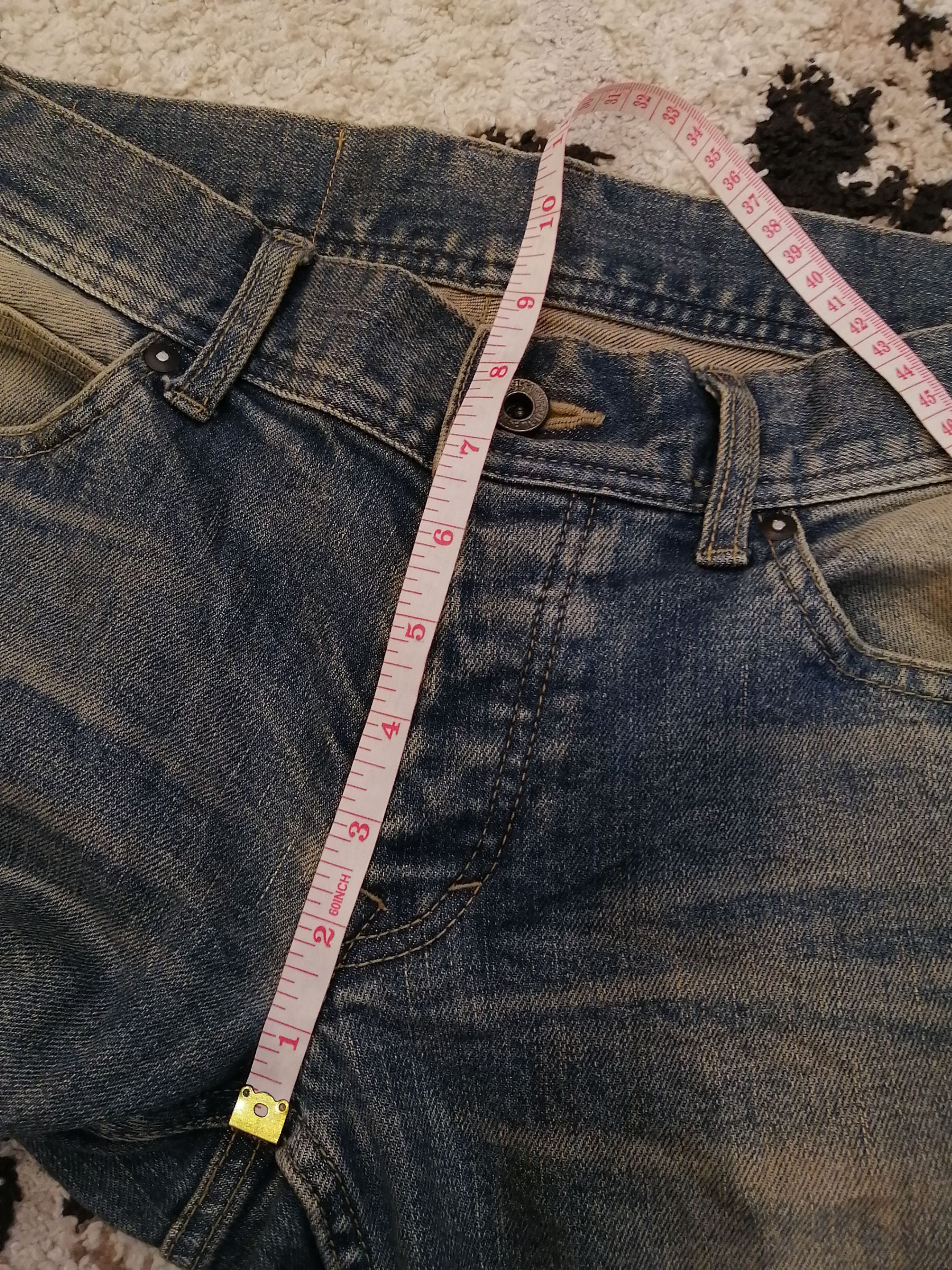 5351 POUR LES HOMMES Vintage 5351 Pour Les Hommes Japan Distressed Jeans Size US 32 / EU 48 - 10 Thumbnail
