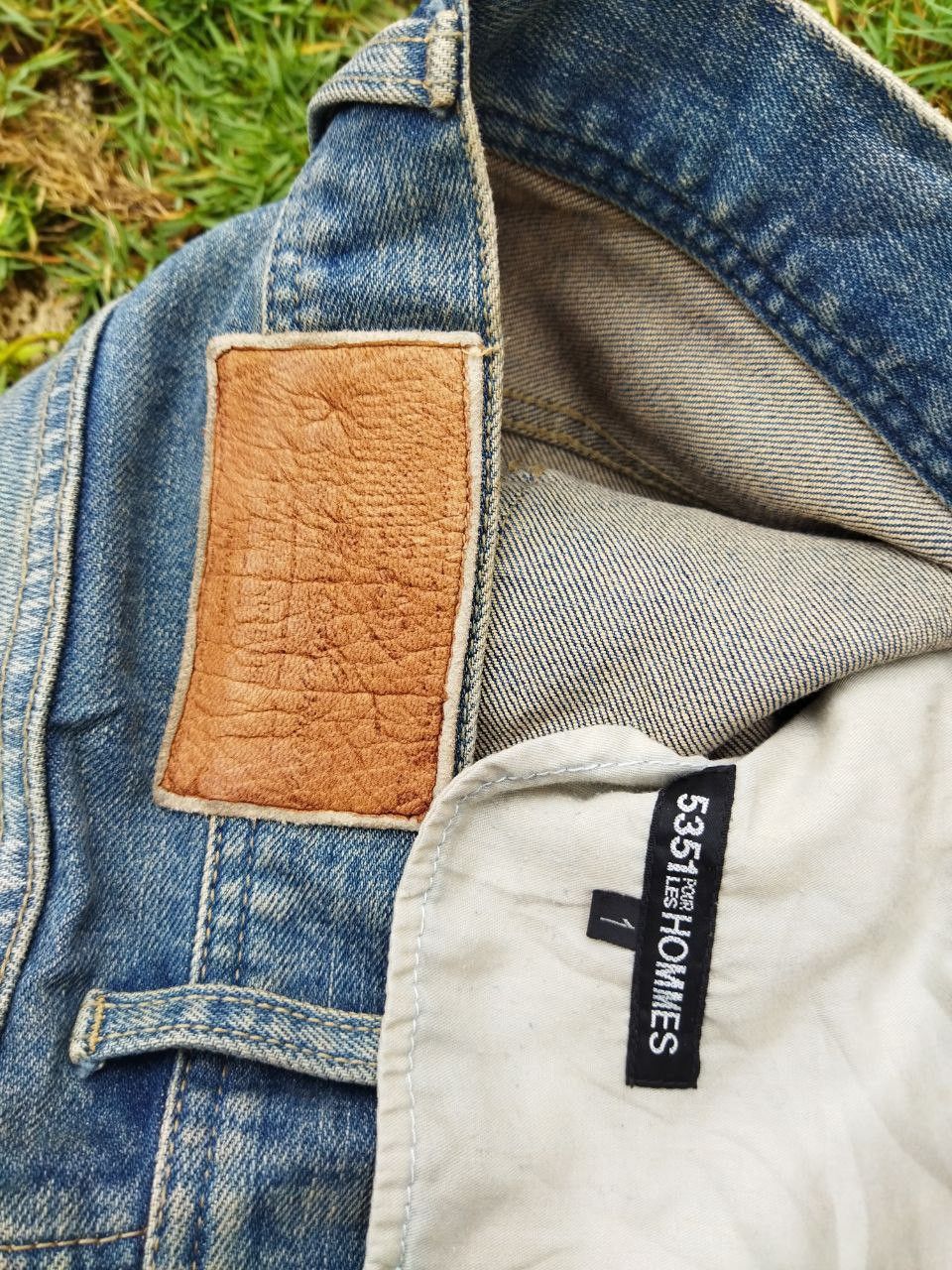 5351 POUR LES HOMMES Vintage 5351 Pour Les Hommes Japan Distressed Jeans Size US 32 / EU 48 - 6 Thumbnail