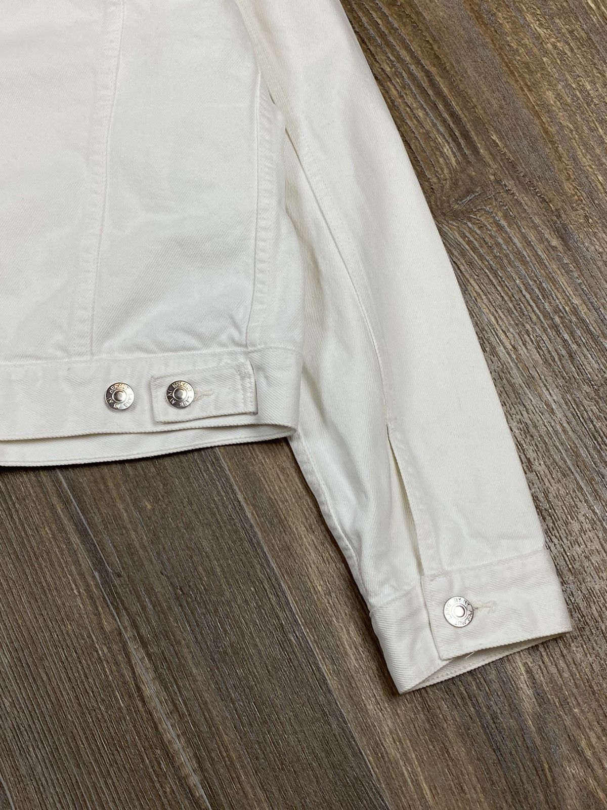 Helmut Lang Helmut Lang square shoulder jacket crisp white denim jacket Size M / US 6-8 / IT 42-44 - 10 Thumbnail