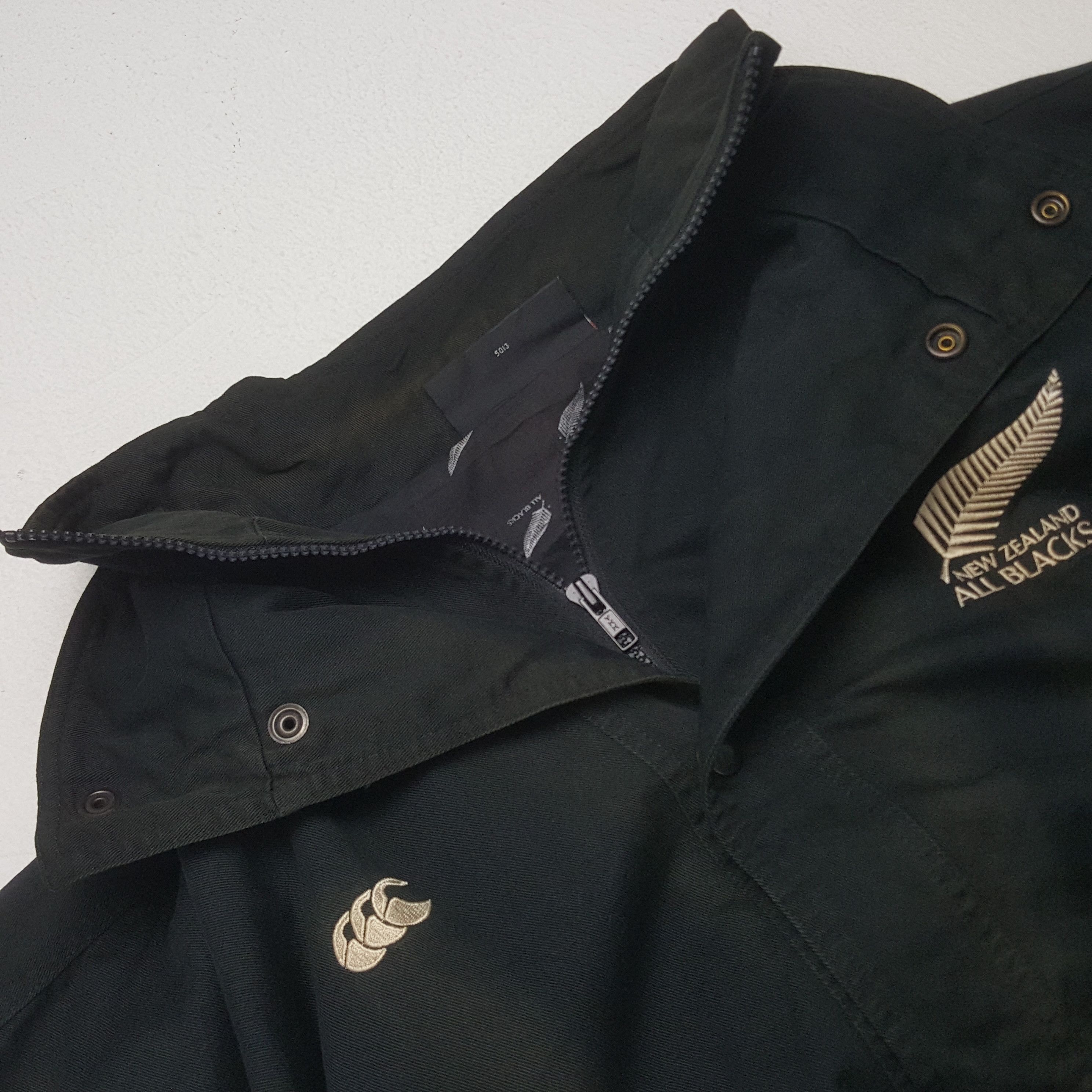 All Blacks × Canterbury of New Zealand × Vintage Vintage Canterbury of New Zealand x All Black Faded Jacket Size US XXL / EU 58 / 5 - 4 Thumbnail