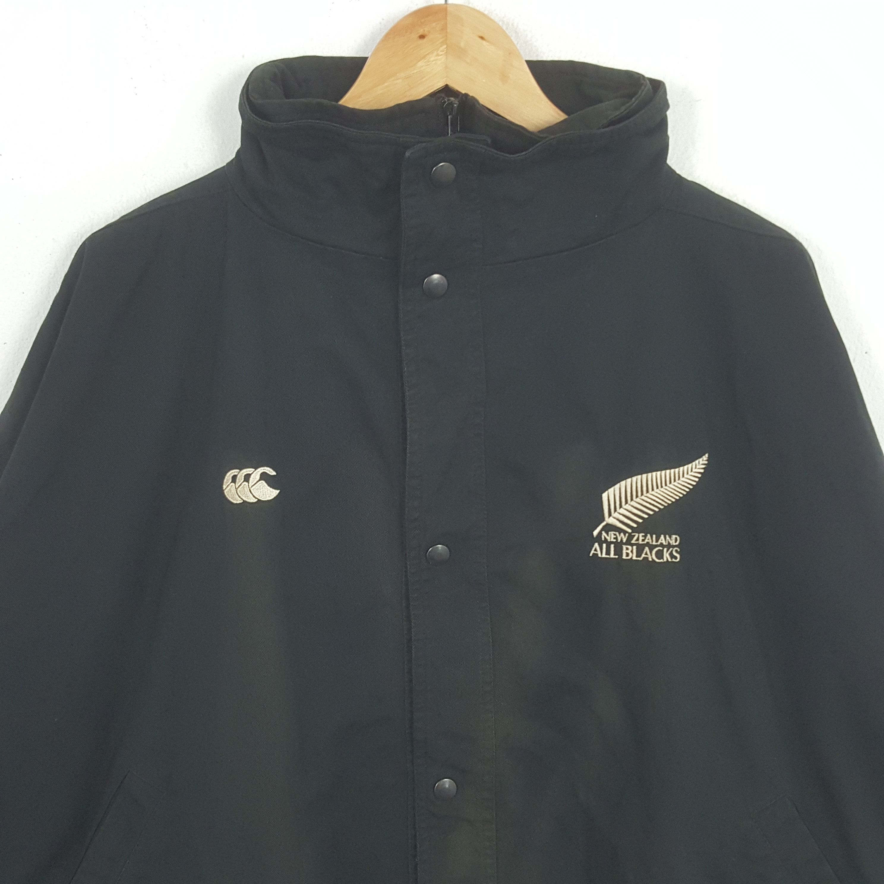 All Blacks × Canterbury of New Zealand × Vintage Vintage Canterbury of New Zealand x All Black Faded Jacket Size US XXL / EU 58 / 5 - 2 Thumbnail