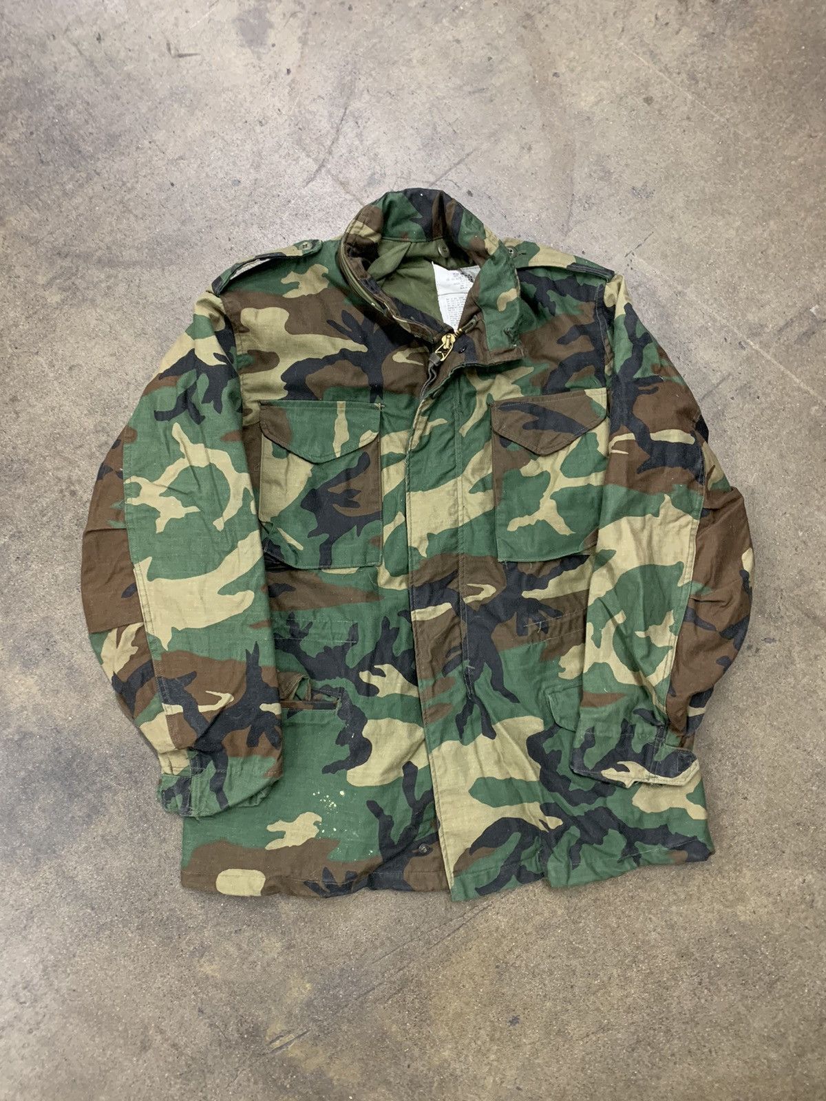 Vintage Vintage Military Field Camo Jacket Grailed