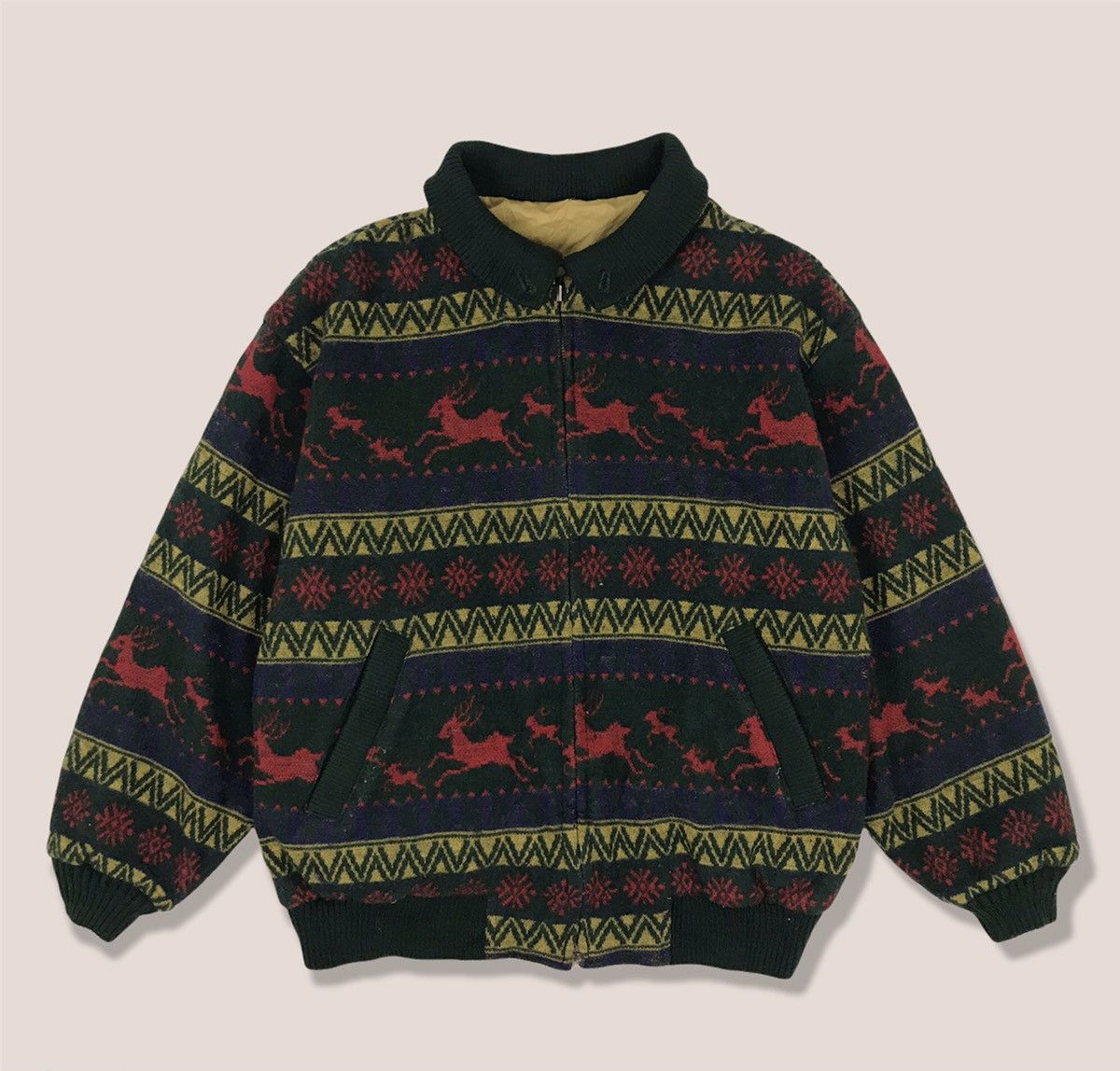 Vintage Mcgregor Winter wool Reversible Bomber Jacket