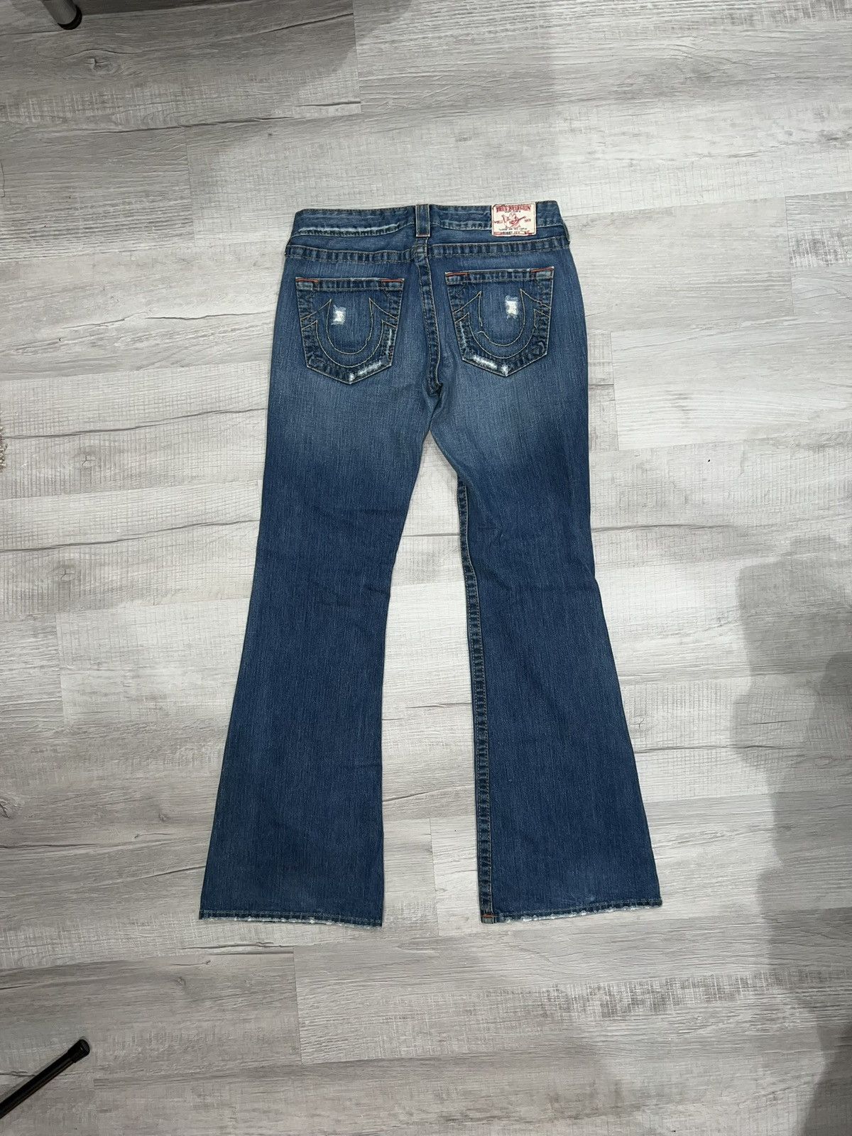 True Religion × Vintage Women’s True Religion Bobby Flare Jeans size 31 Size 31" - 2 Thumbnail