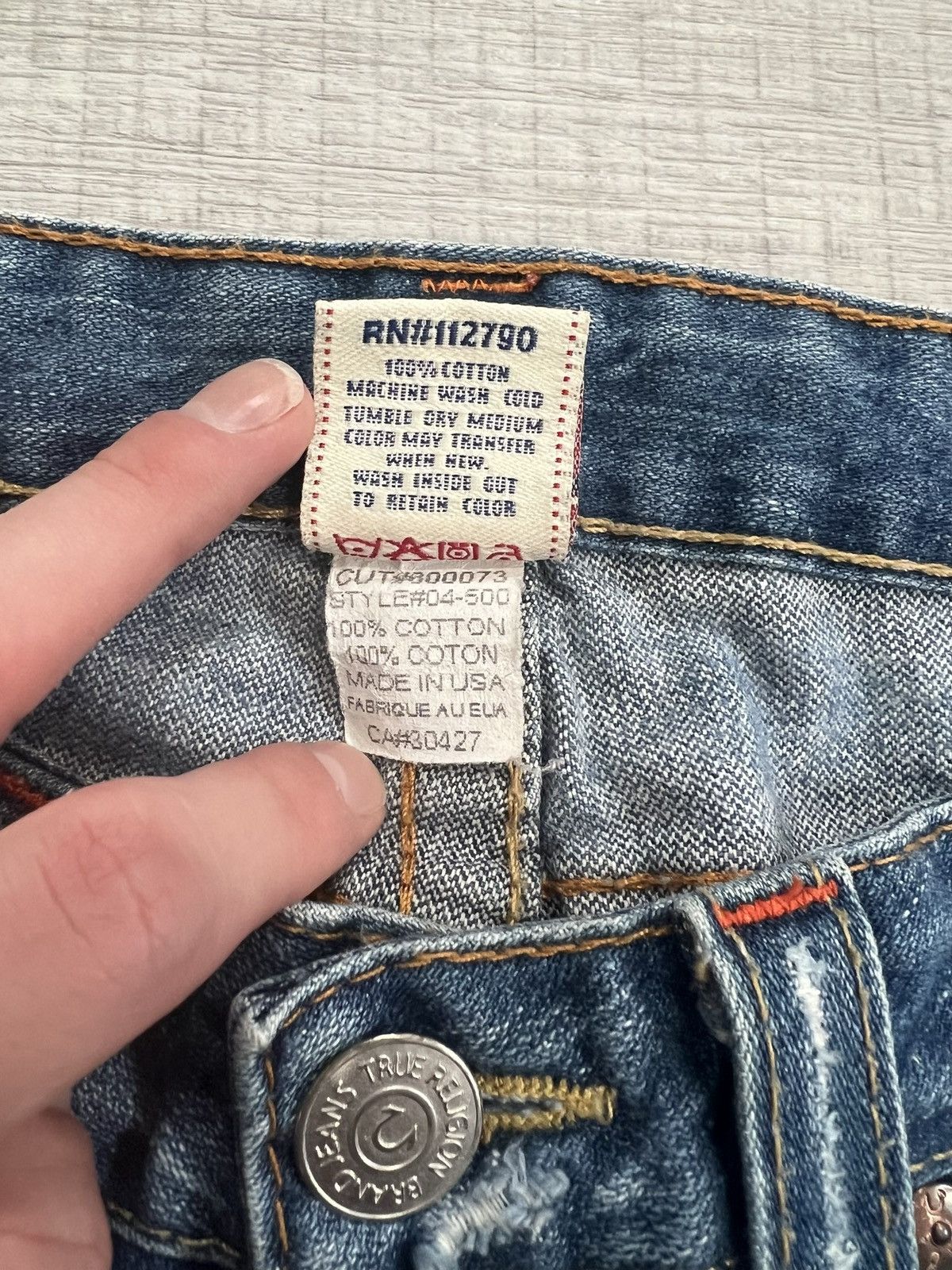 True Religion × Vintage Women’s True Religion Bobby Flare Jeans size 31 Size 31" - 6 Thumbnail