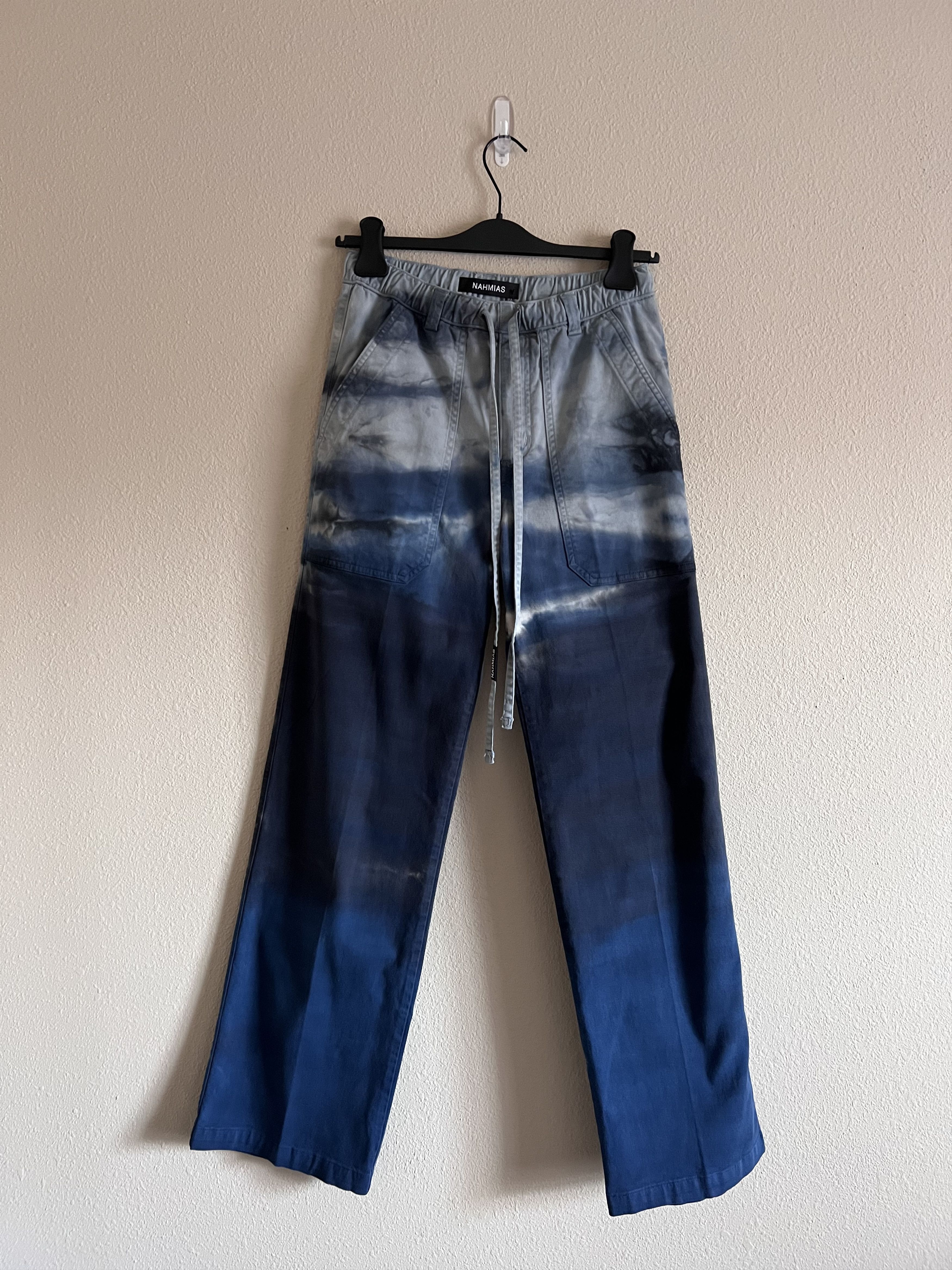 Nahmias Nahmias Baggy Trousers in Blue Gradient Size US 30 / EU 46 - 1 Thumbnail