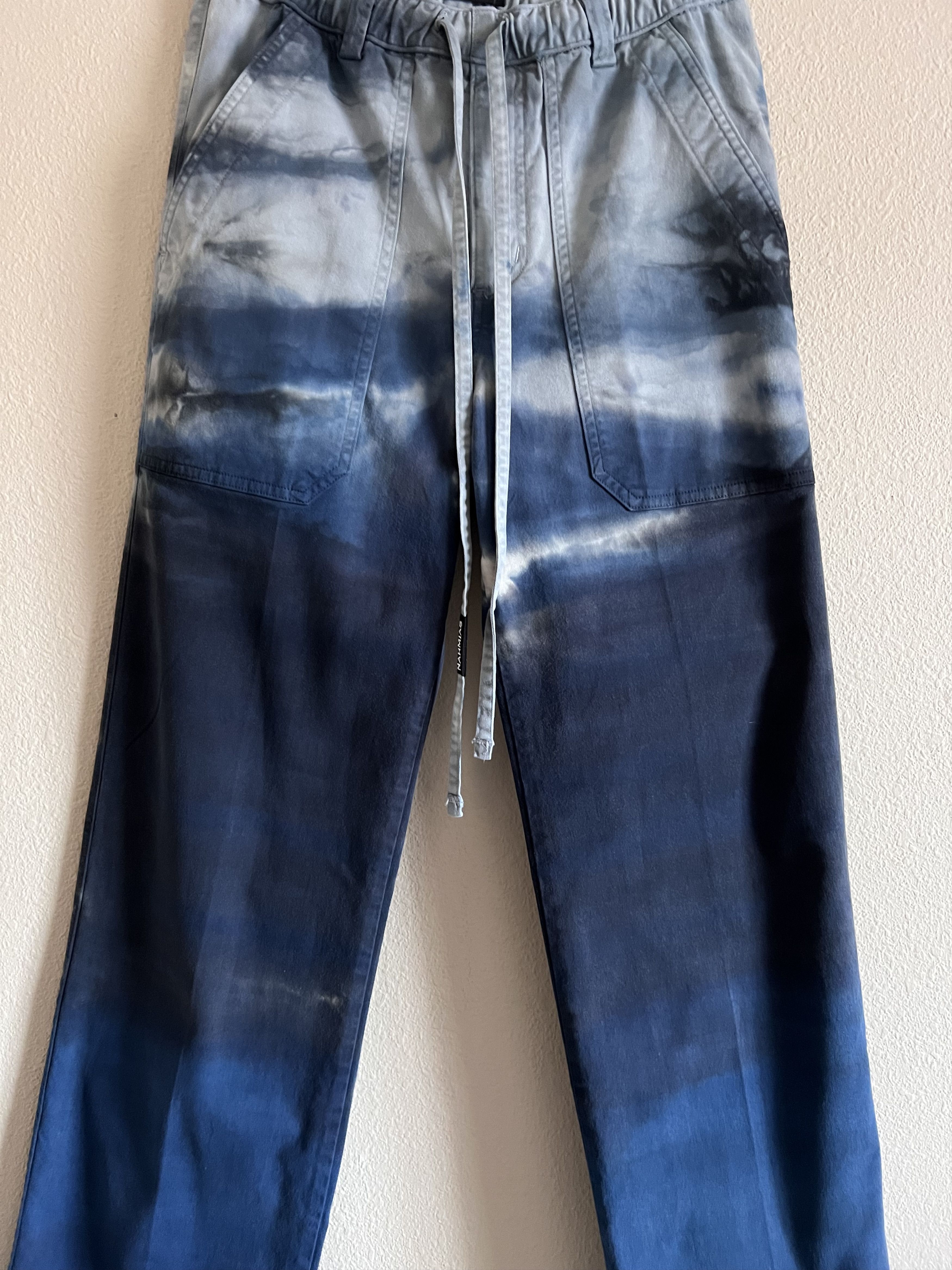 Nahmias Nahmias Baggy Trousers in Blue Gradient Size US 30 / EU 46 - 3 Thumbnail