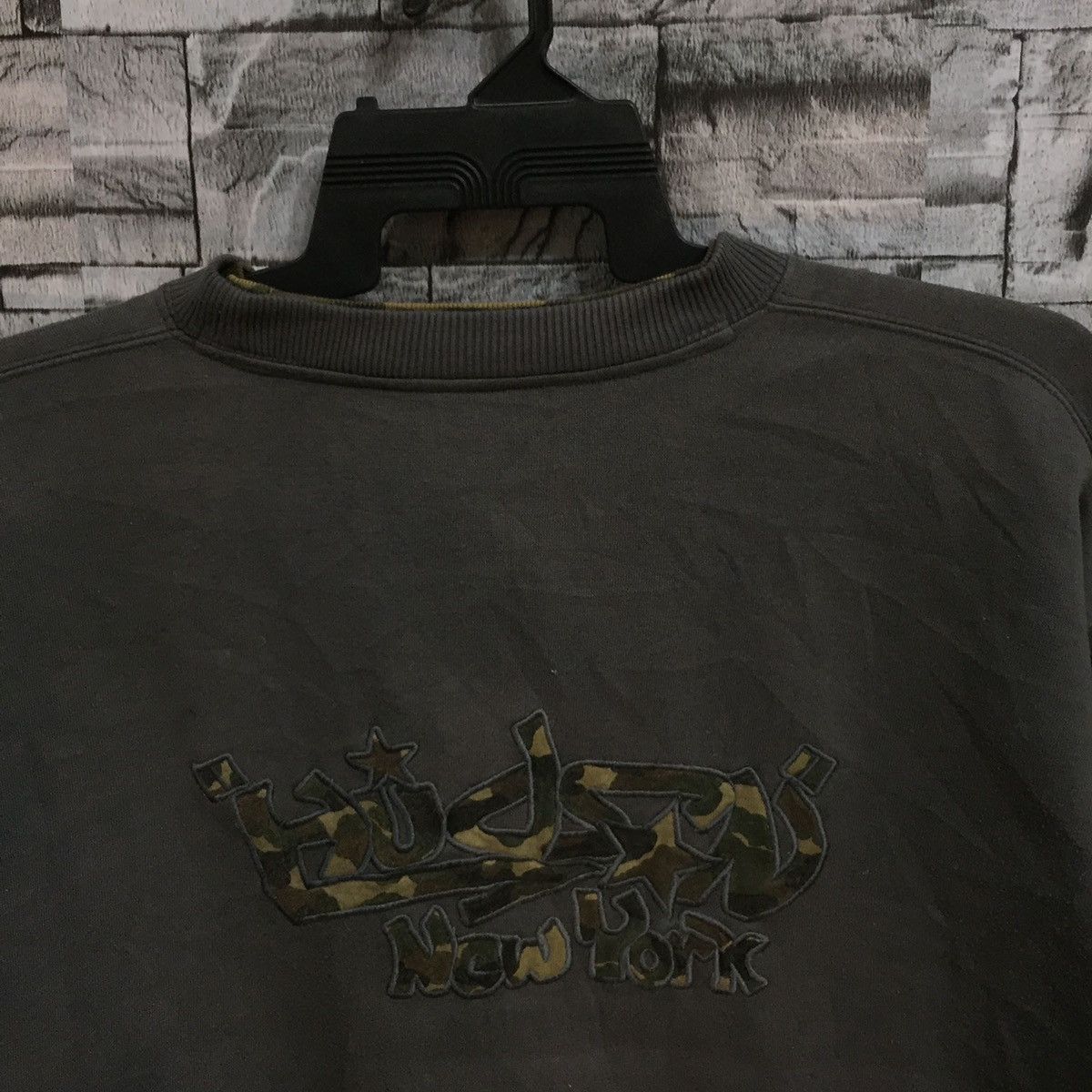Hudson Vintage Hudson NYC sweatshirt big logo embroidered camo Size US L / EU 52-54 / 3 - 3 Thumbnail