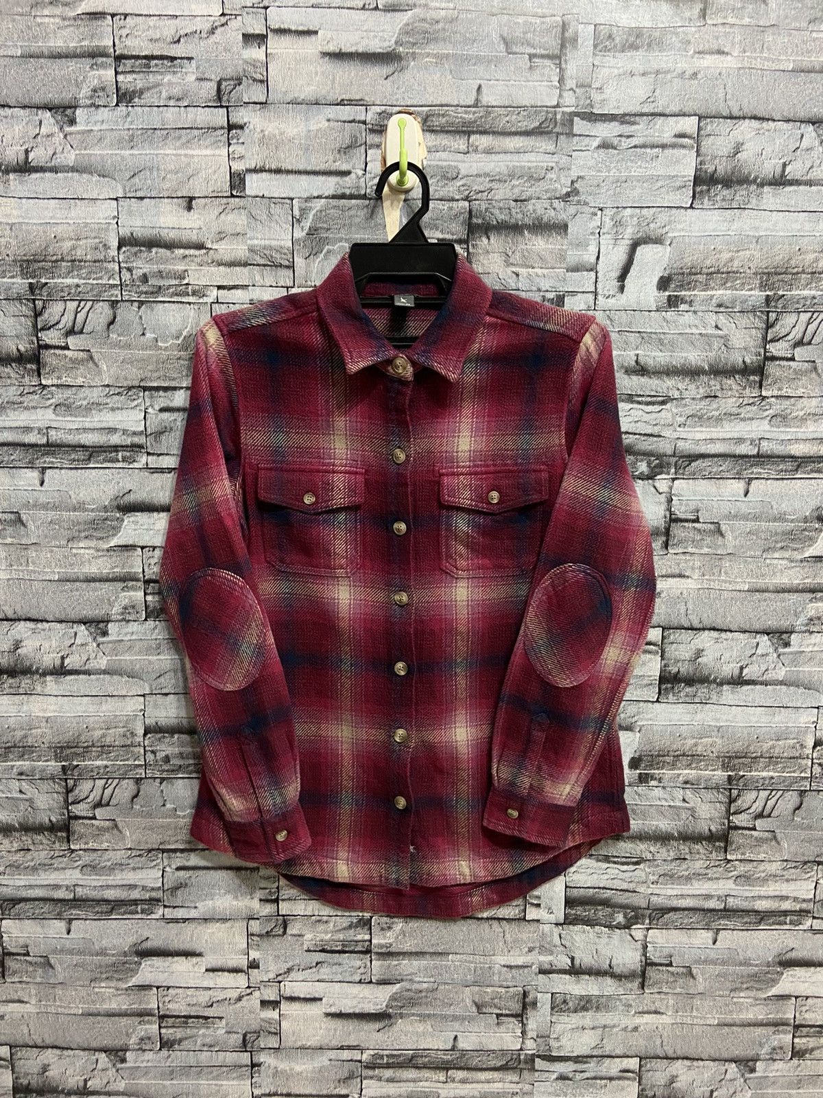Eddie Bauer Eddie Bauer Flannel double pocket plaid Size L / US 10 / IT 46 - 1 Thumbnail