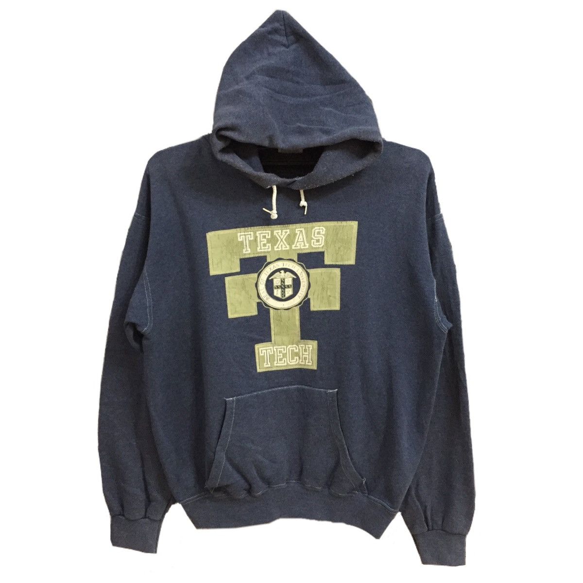 Vintage Vintage Santee hoodie spellout Texas Tech big logo M fit L Size US L / EU 52-54 / 3 - 1 Thumbnail