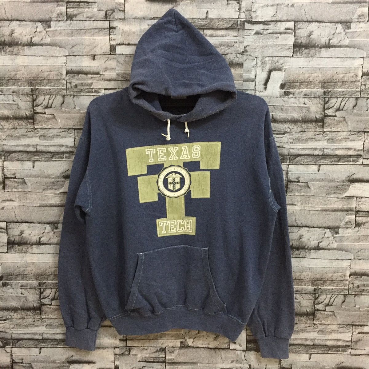 Vintage Vintage Santee hoodie spellout Texas Tech big logo M fit L Size US L / EU 52-54 / 3 - 2 Thumbnail