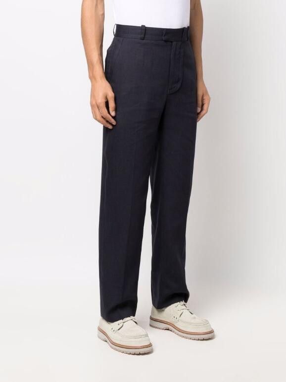 image of Aw22 Jacquemus "le Papier" Le Pantalon Bacio Pants 52 in Navy, Men's (Size 36)