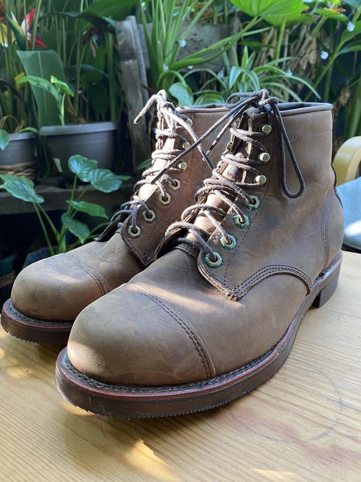 Vintage Chippewa x LL Bean iron works boots | Grailed