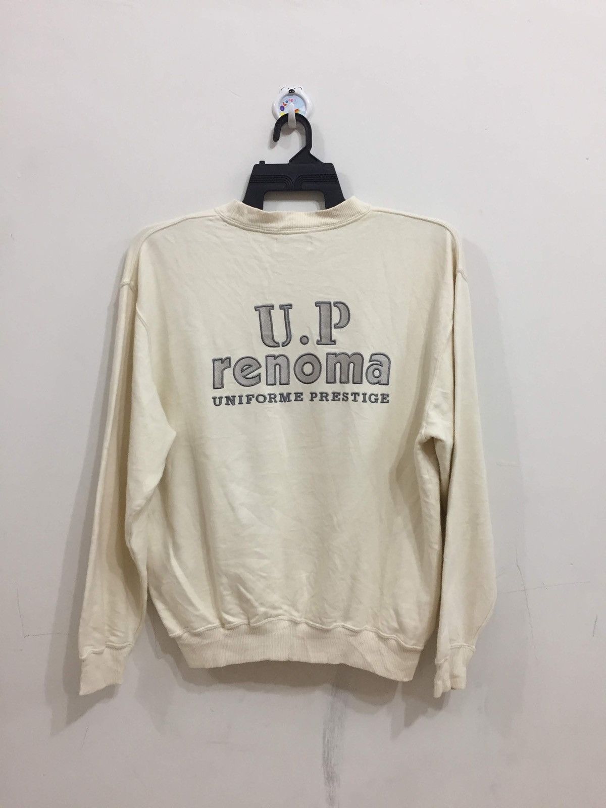 Renoma Vintage UP RENOMA sweatshirt embroidered big logo Size US M / EU 48-50 / 2 - 1 Thumbnail