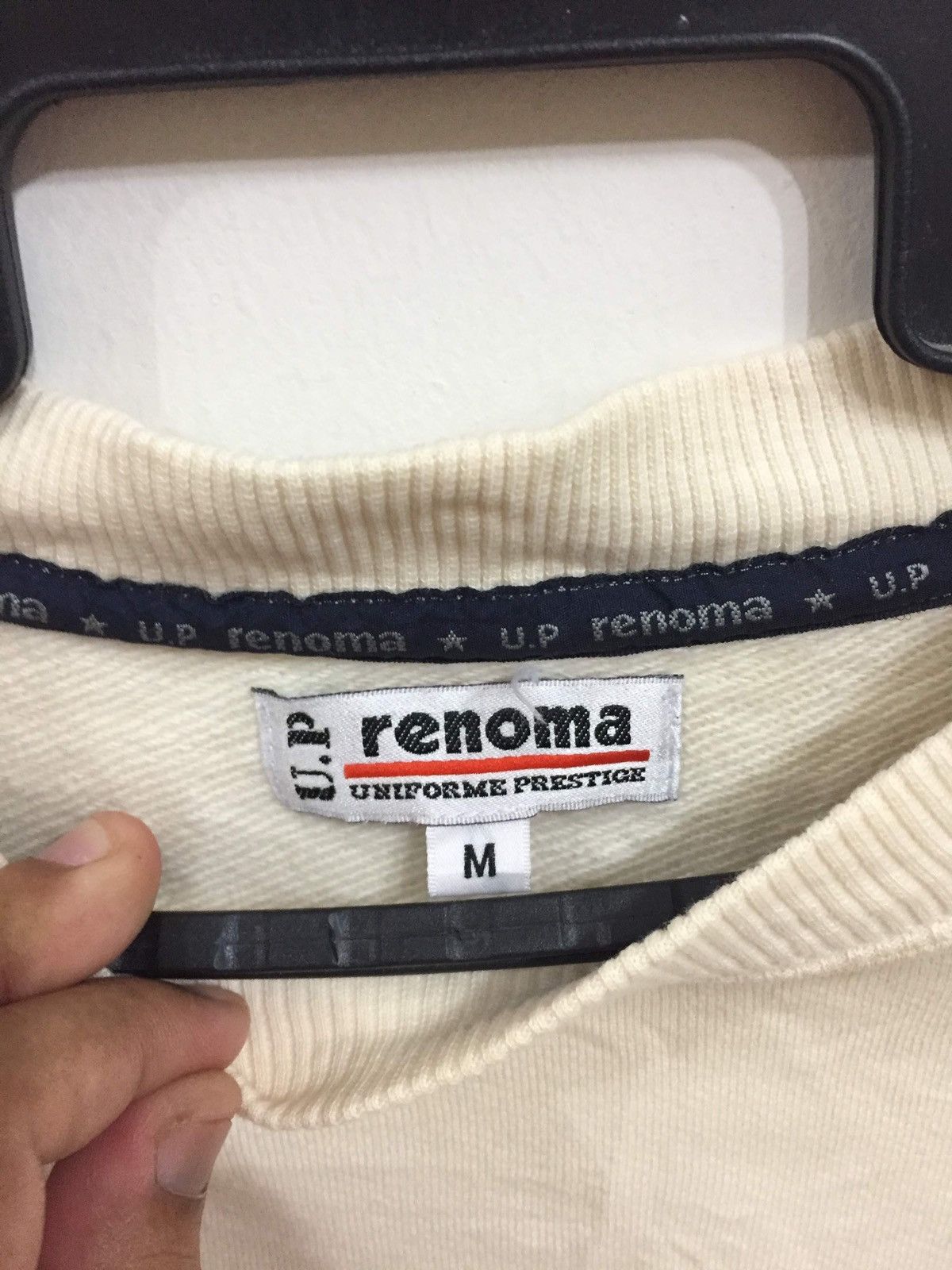 Renoma Vintage UP RENOMA sweatshirt embroidered big logo Size US M / EU 48-50 / 2 - 5 Thumbnail