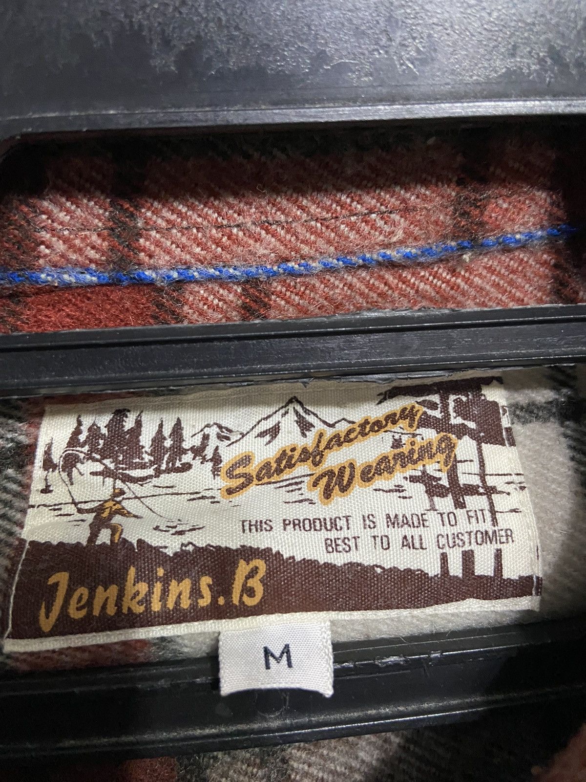 Flannel Vintage Jenkins B flannel double pocket plaid Size US M / EU 48-50 / 2 - 3 Thumbnail